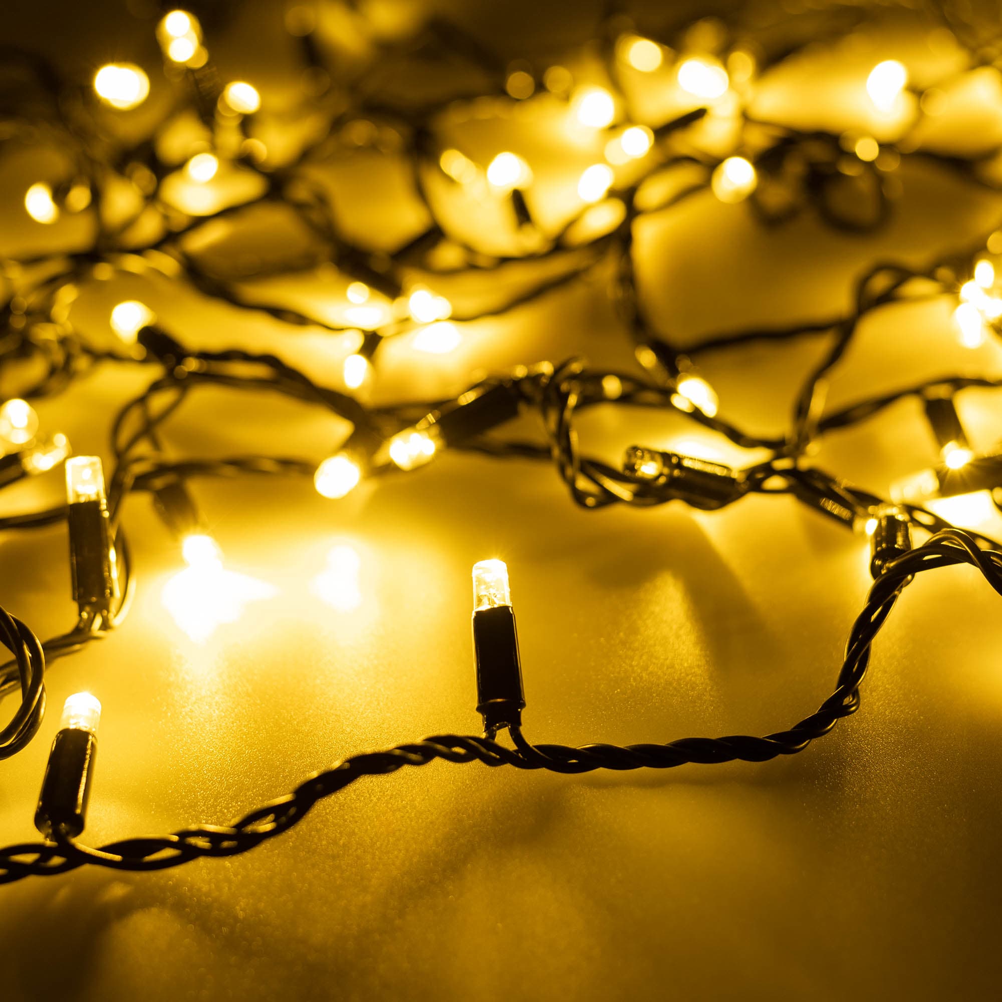 Arlight Светодиодная гирлянда ARD-STRING-CLASSIC-1000-BLACK-100LED-PULSE Warm (230V, 7W) (Ardecoled, IP65) 031649