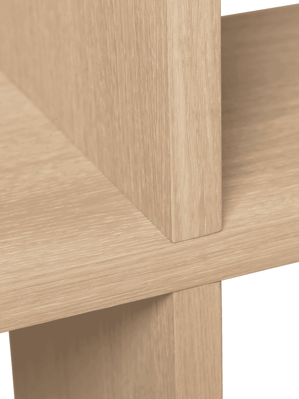 Ferm Living Kona Bookcase - 1x4 - Natural Oak Veneer — фото 4
