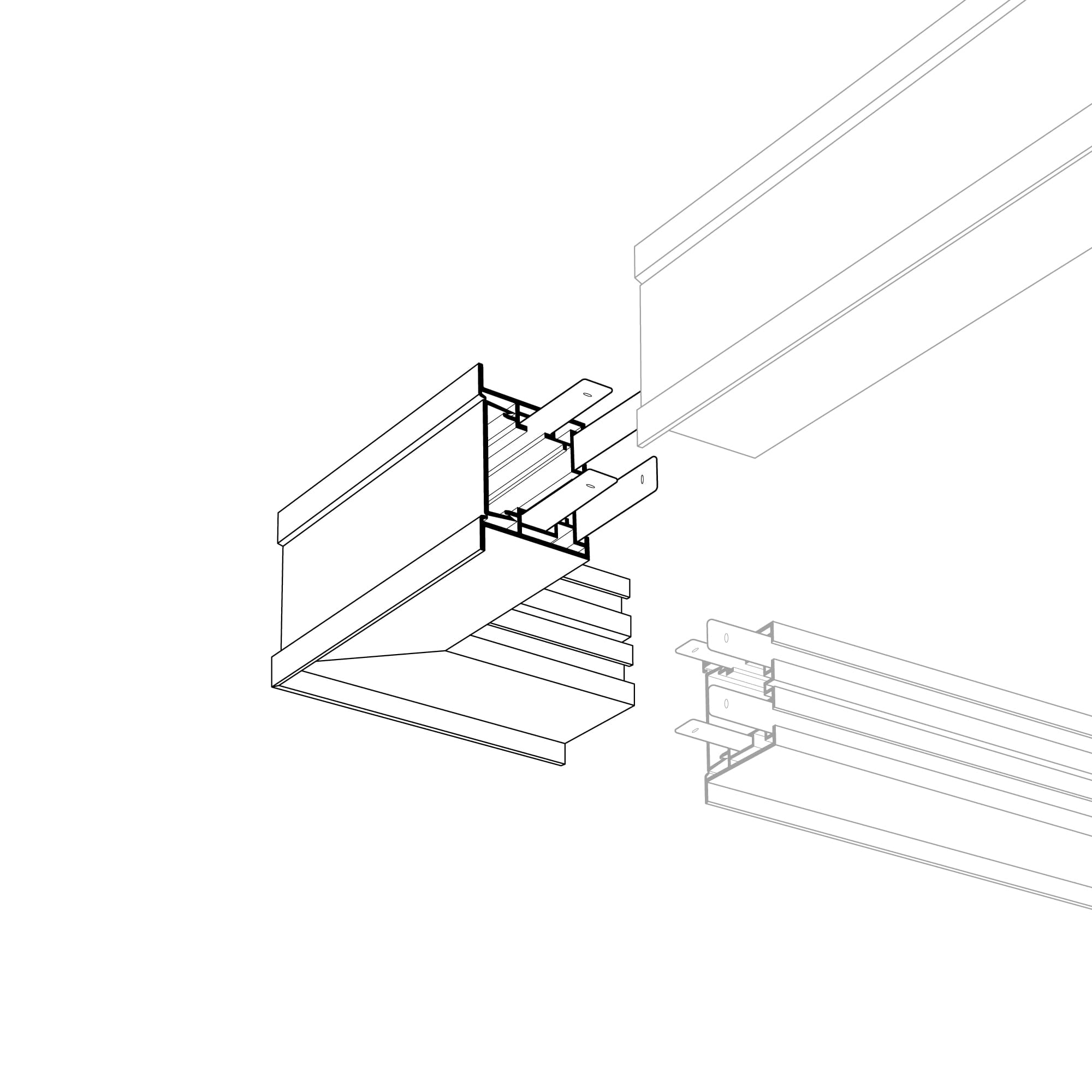 Угол S2-LINIA55-F-L90W внешний (Arlight, Металл) 021274 Arlight — фото 2