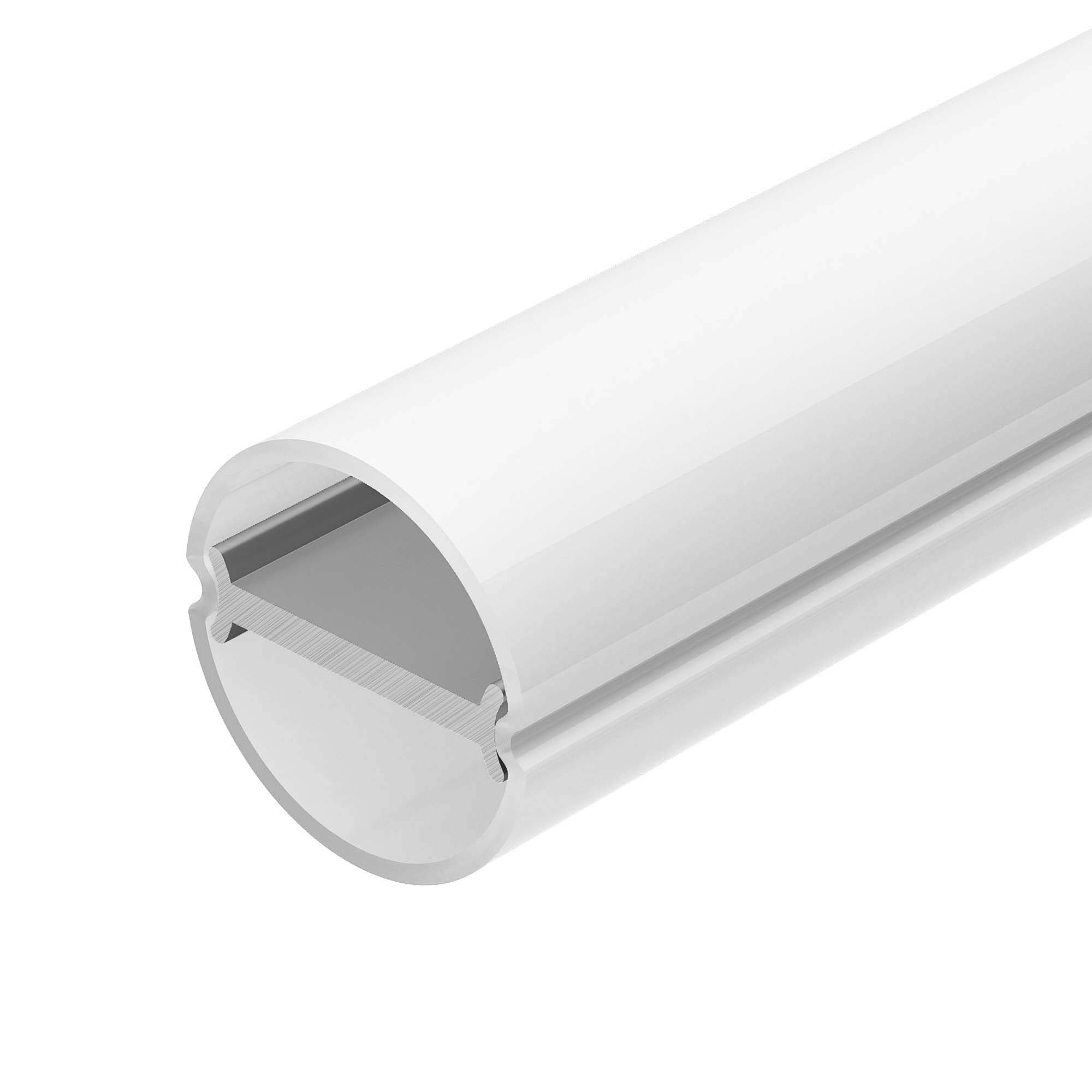 Профиль ARH-ROUND-D20-DUAL-2000 ANOD (Arlight, Алюминий) 039218 — фото 1