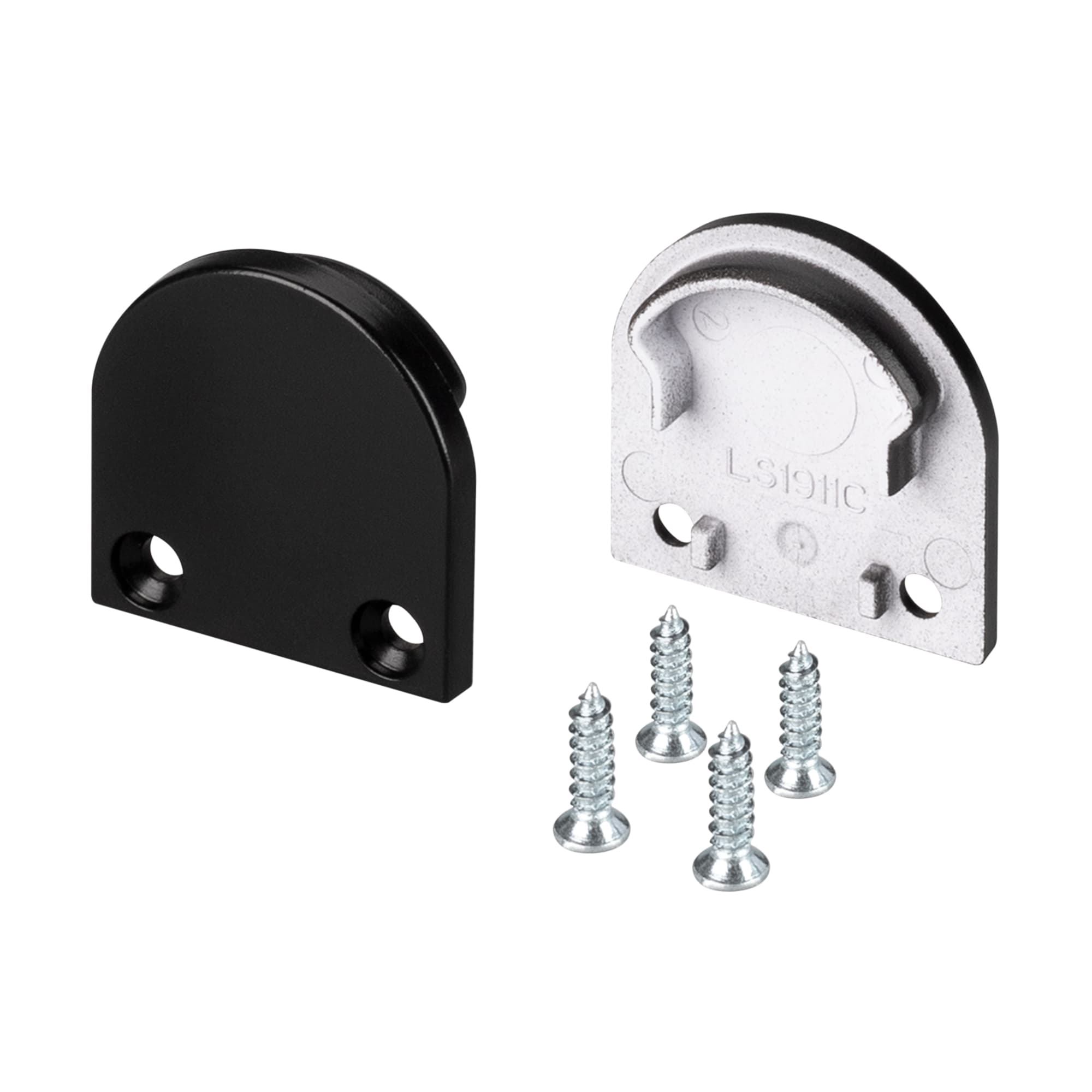 Заглушка SL-LINE-2011M ROUND BLACK глухая (Arlight, Пластик) 029176