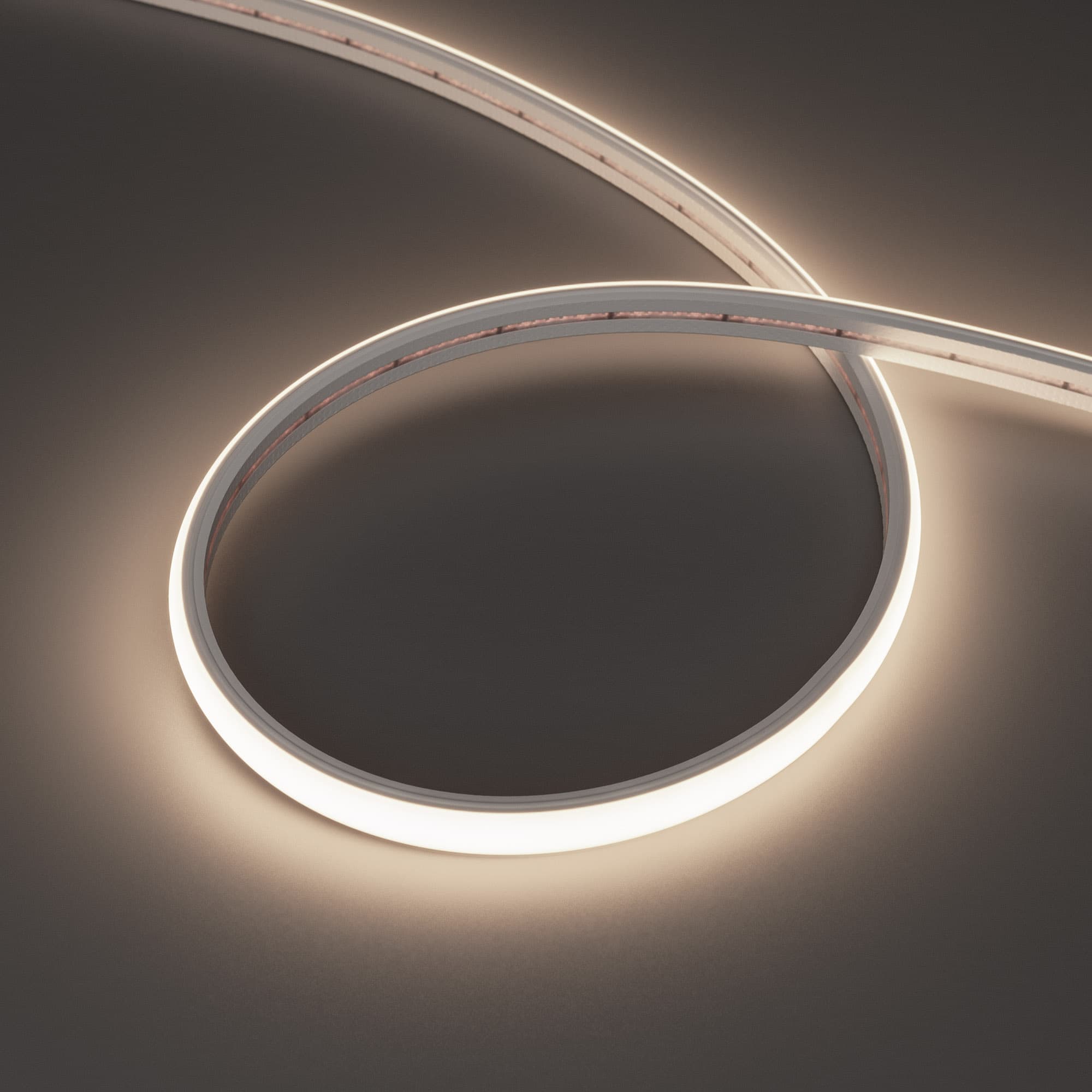 Светодиодная лента герметичная MOONLIGHT-TOP-X320-11x7mm 24V Day4000 (10 W/m, IP65, CSP, 5m, wire x2) (Arlight, Силикон) 037561