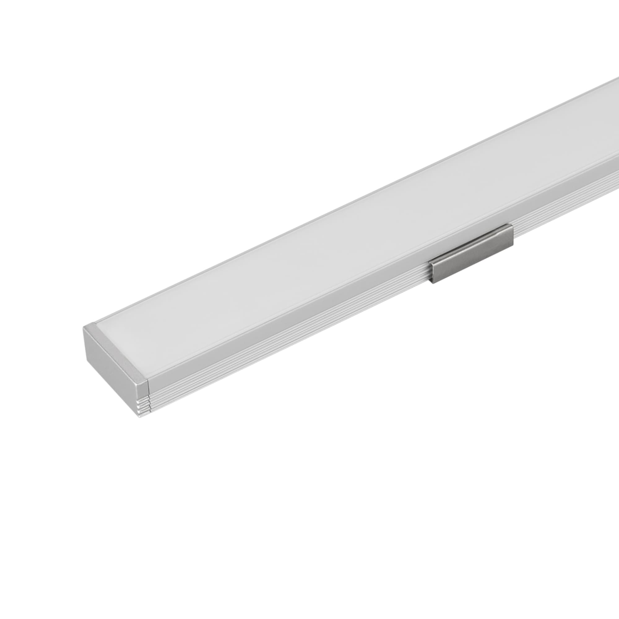 Профиль с экраном SL-SLIM-H7-2000 ANOD+OPAL (Arlight, Алюминий) 036834 — фото 2