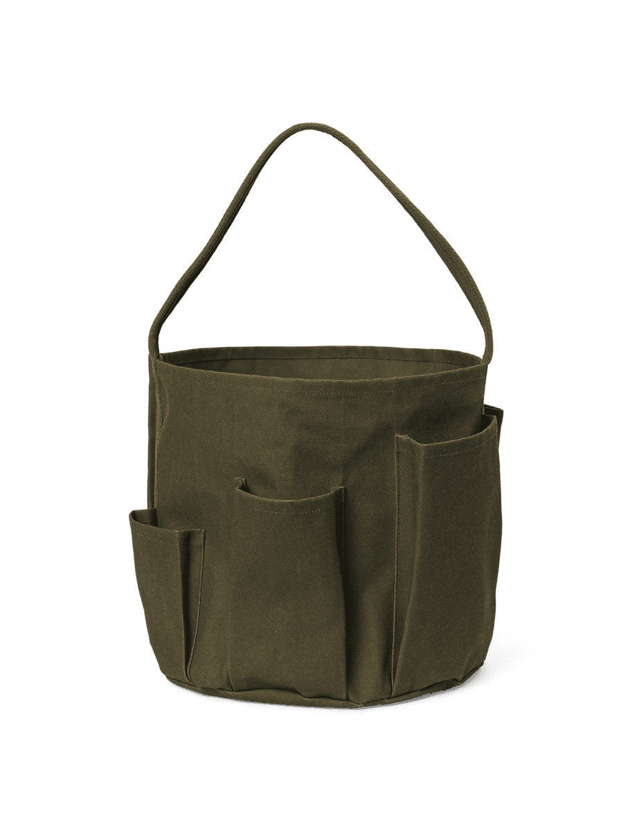 Ferm Living Bark Garden Bucket Bag - Olive ferm LIVING — фото 1