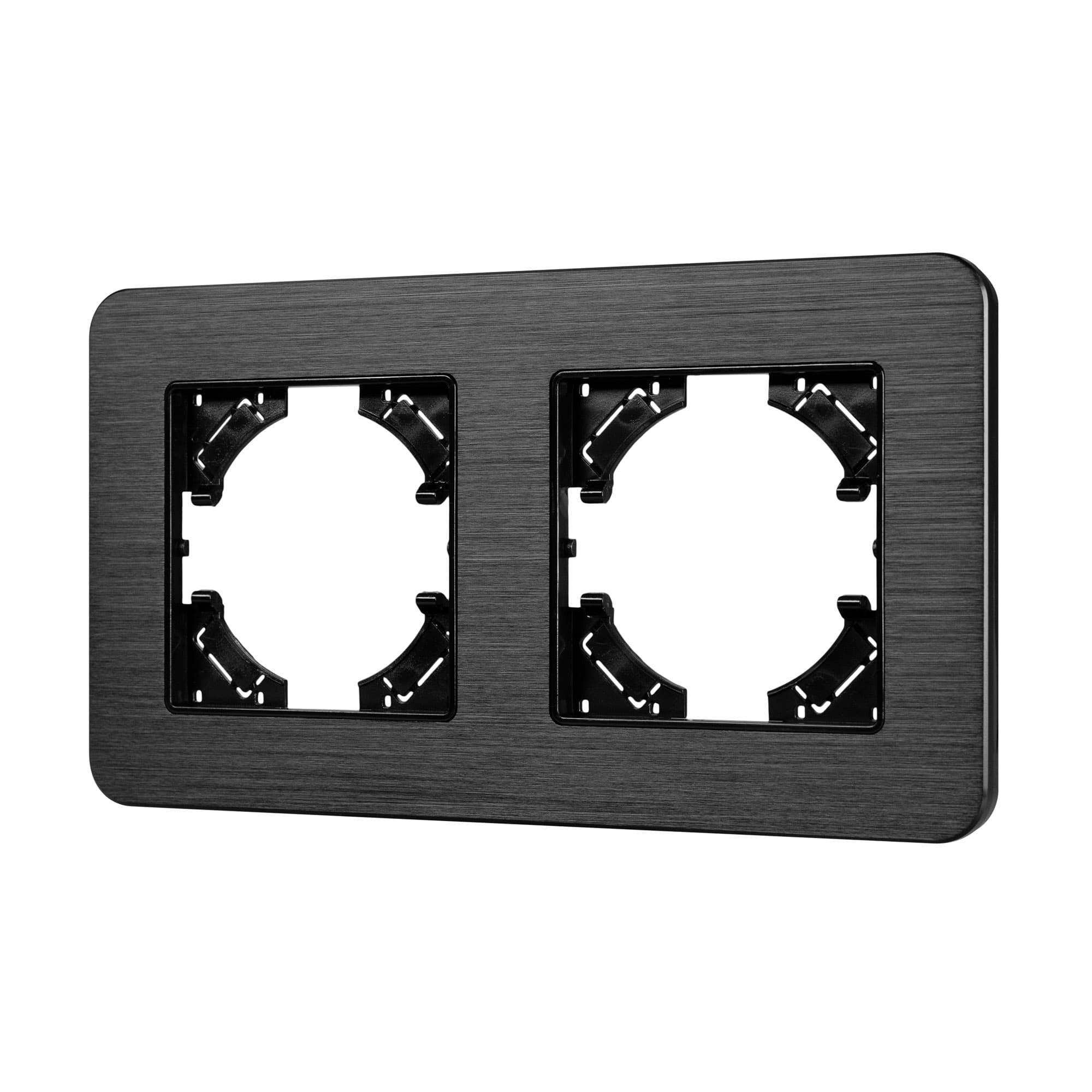 Рамка алюминиевая FRM-AKIRY-AL-2-BK (Arlight, -) 049725