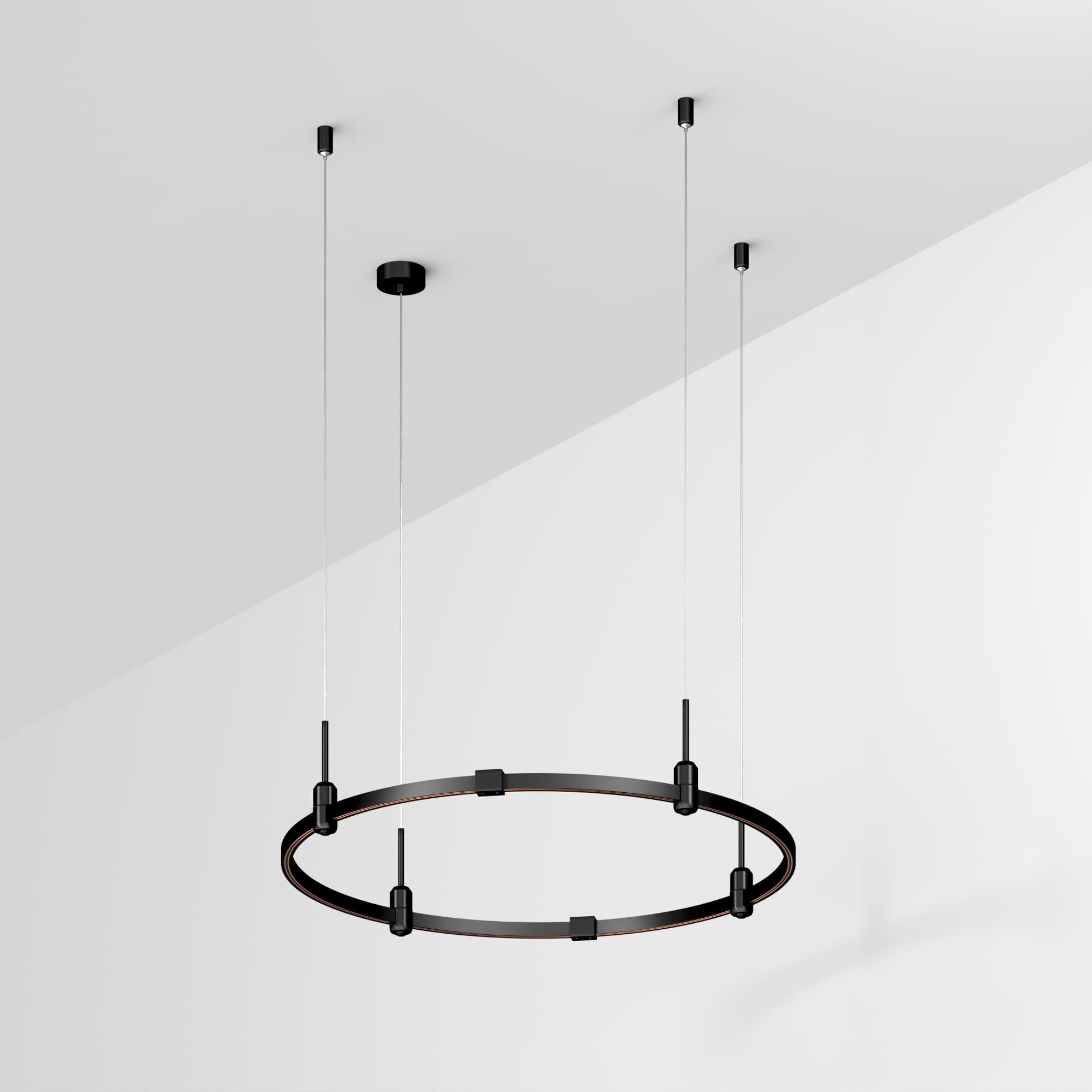 Основание ART-APRIORI-ROUND-HANG-R800 (BK) (Arlight, IP20 Металл, 3 года) 048488
