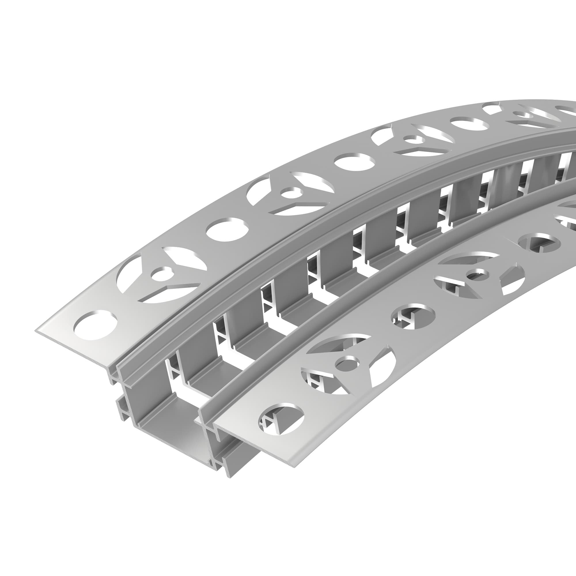 Профиль FANTOM-BENT-W23-TOP-2000 ANOD (Arlight, Алюминий) 040347(1) — фото 2