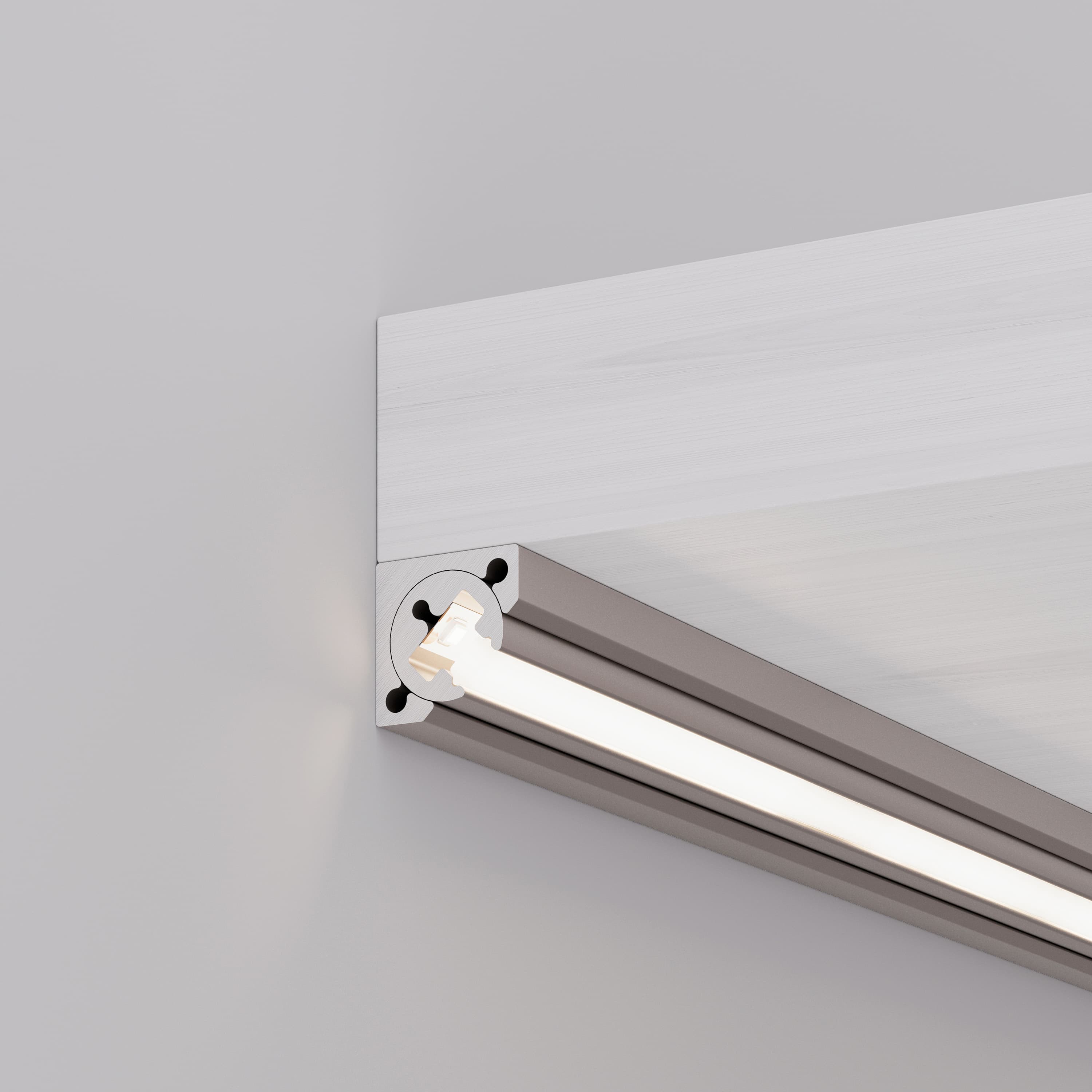 Профиль с экраном SL-KANT-H10-ROTATE-2000 CHAMPAGNE GOLD (Arlight, Алюминий+пластик) 055323 — фото 5