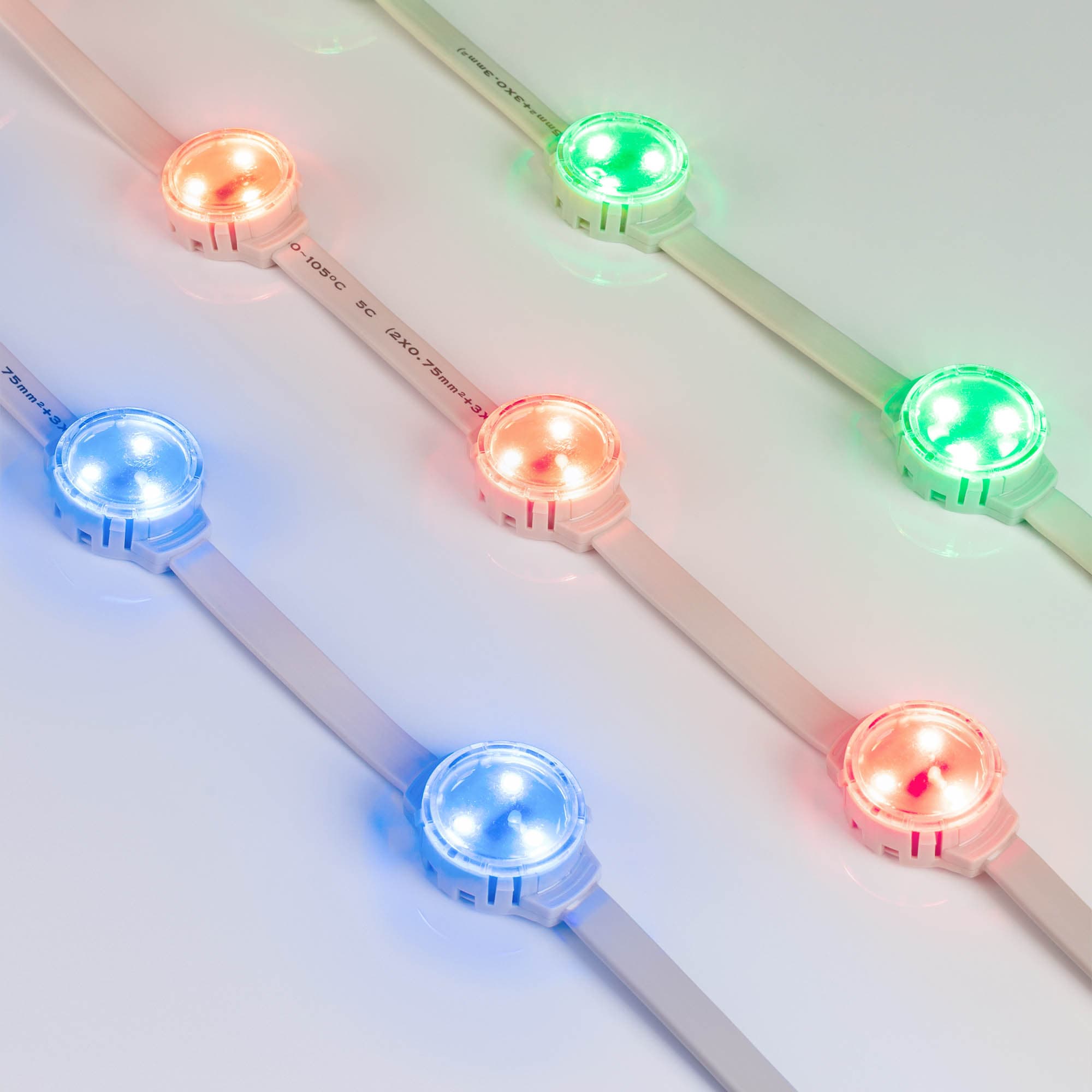 Модуль управляемый SOLEX-DMX-3535-3-12V RGB 120deg (D30x16mm, 0.75W, IP67) (Arlight, Пластик, 3 года) 028876