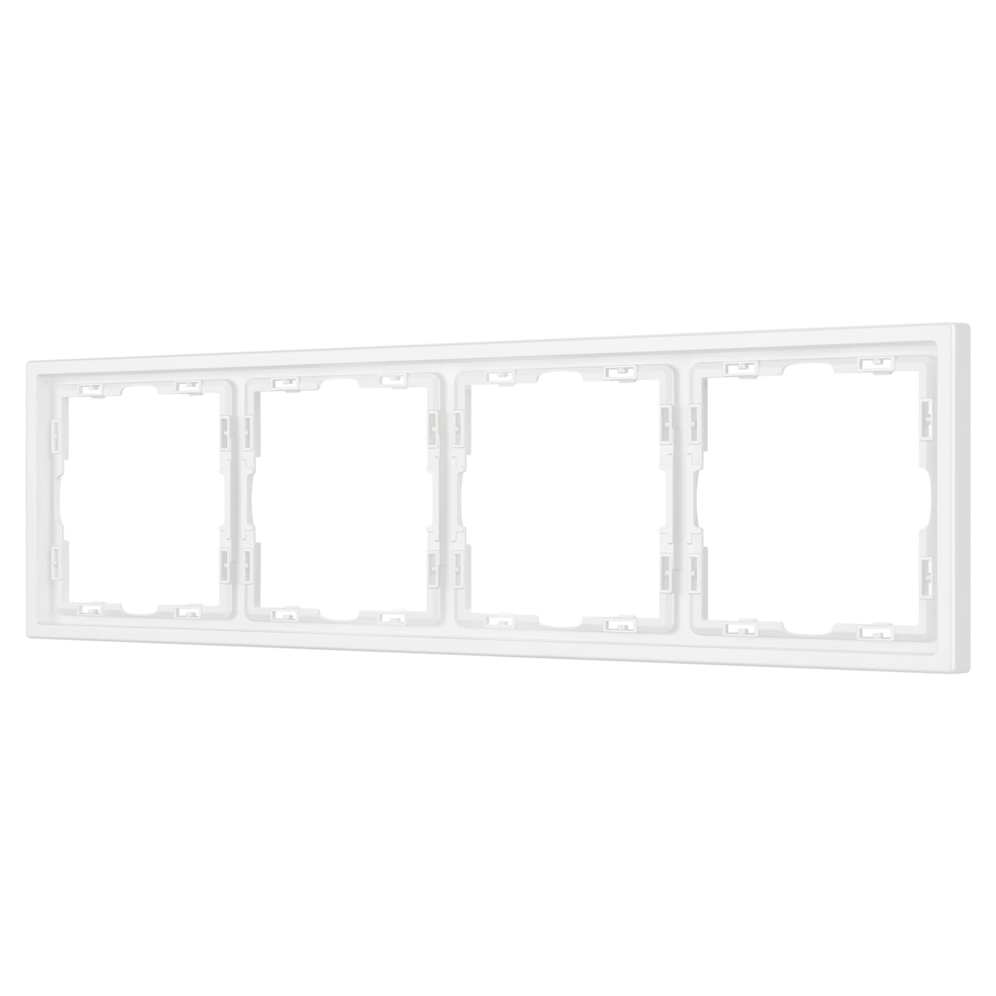 Рамка пластиковая FRM-NOBE-SFPL-4-WH (Arlight, Белый кварц) 054223