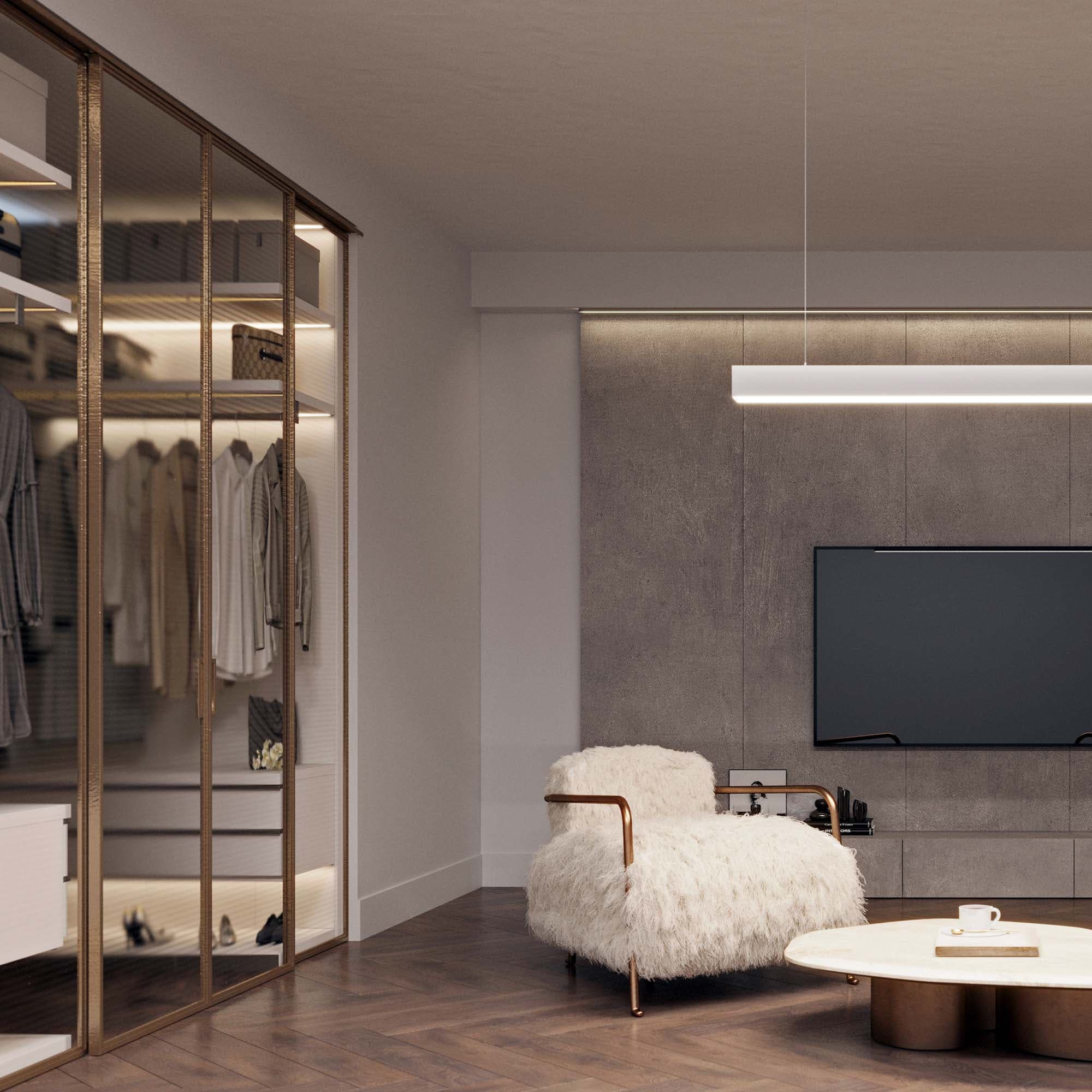 Профиль LINE-2315-F-2000 ANOD (Arlight, Алюминий) 044268 — фото 6