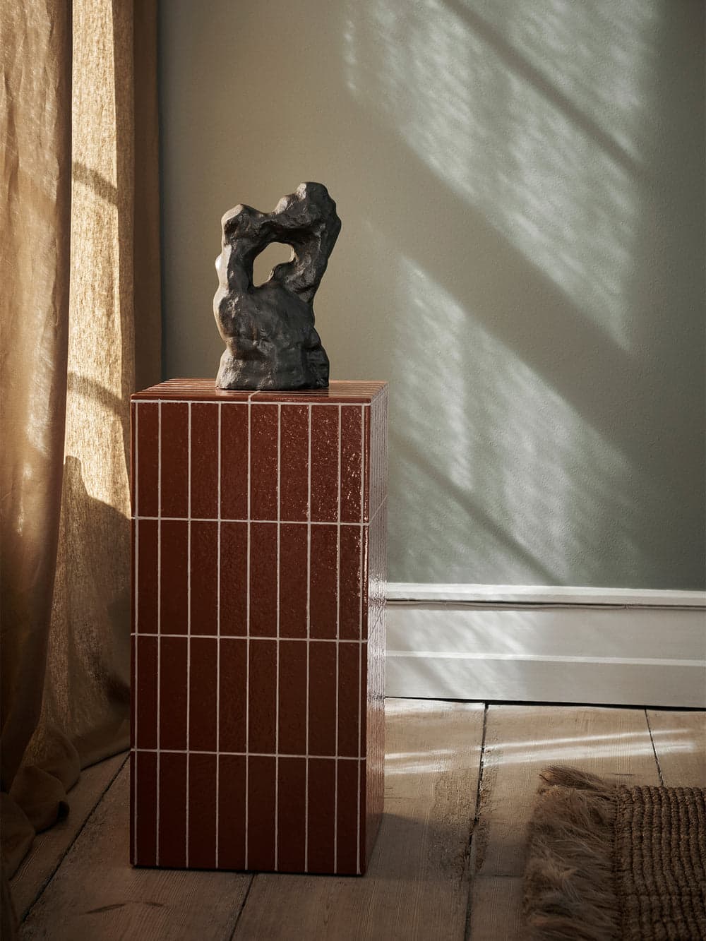 Ferm Living Pillar Pedestal - Brown ferm LIVING — фото 3