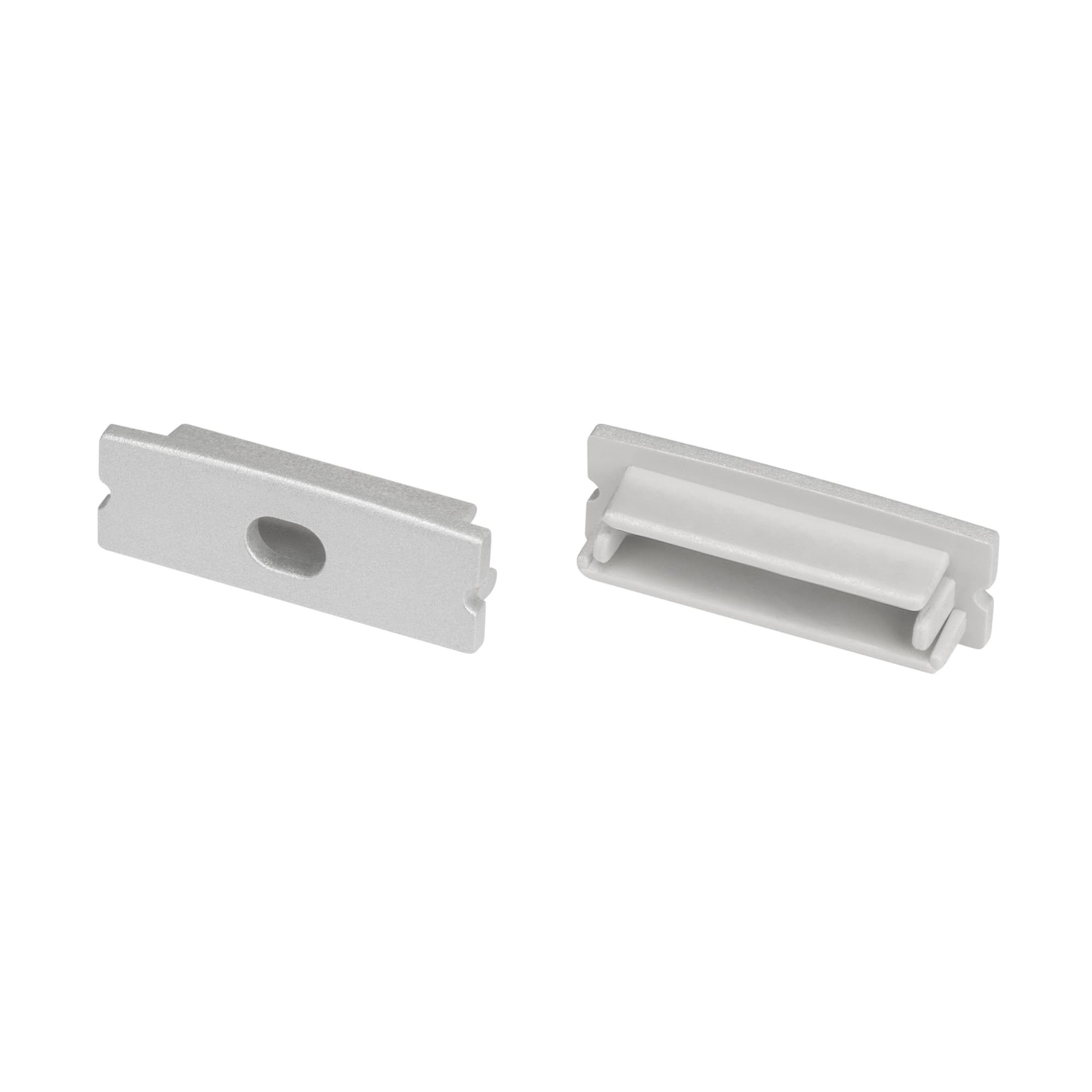 Заглушка LINE-3010 SILVER с отверстием (Arlight, Пластик) 061547