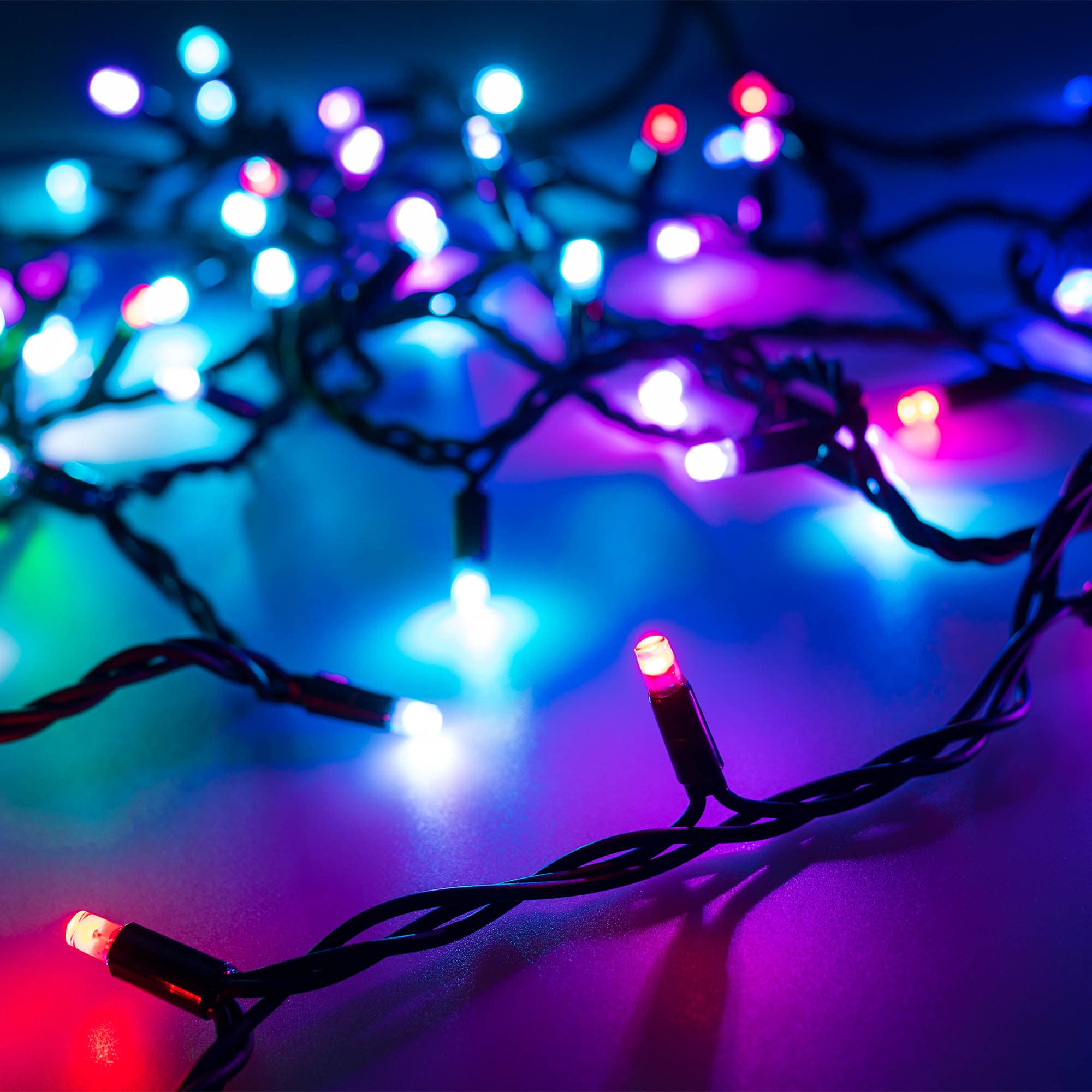 Arlight Светодиодная гирлянда ARD-STRING-PRO-10000-BLACK-100LED-LIVE RGB-DMX (24V, 10W) (Ardecoled, IP65) 031750