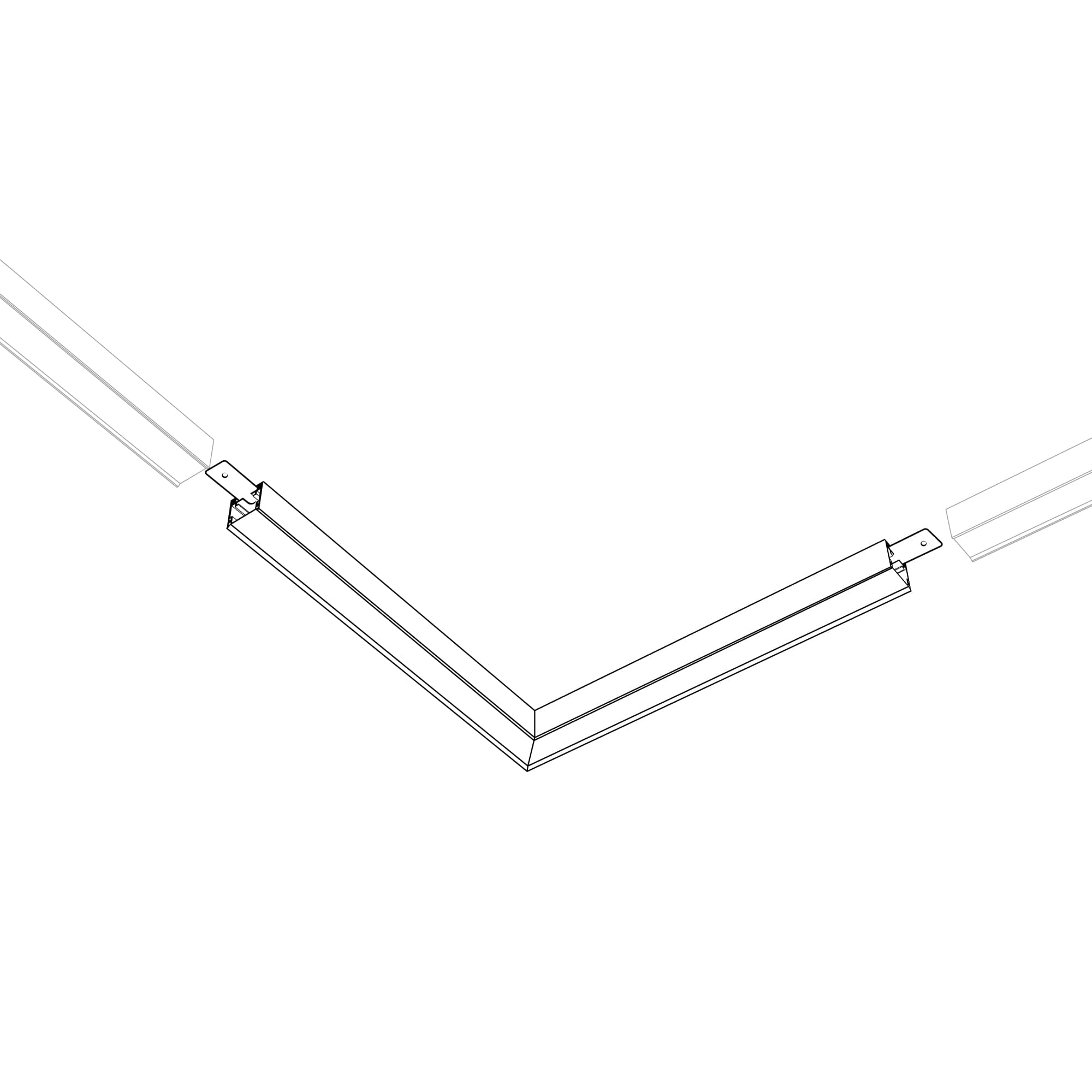 Угол SL-LINE-2522 BLACK (Arlight, Металл) 044940 — фото 2