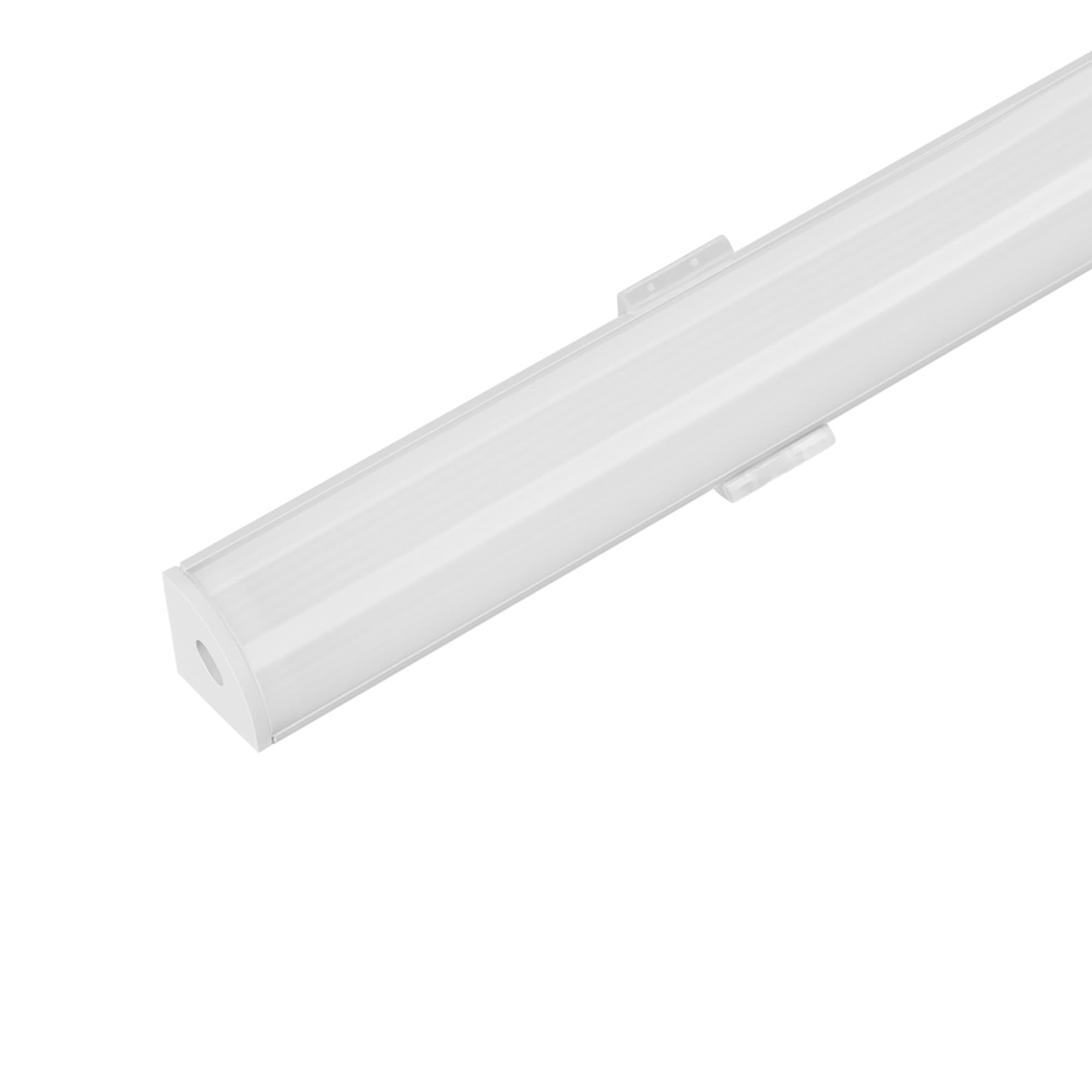 Профиль с экраном ARH-KANT-H16-2000 ANOD+OPAL (Arlight, Алюминий) 036770 — фото 2