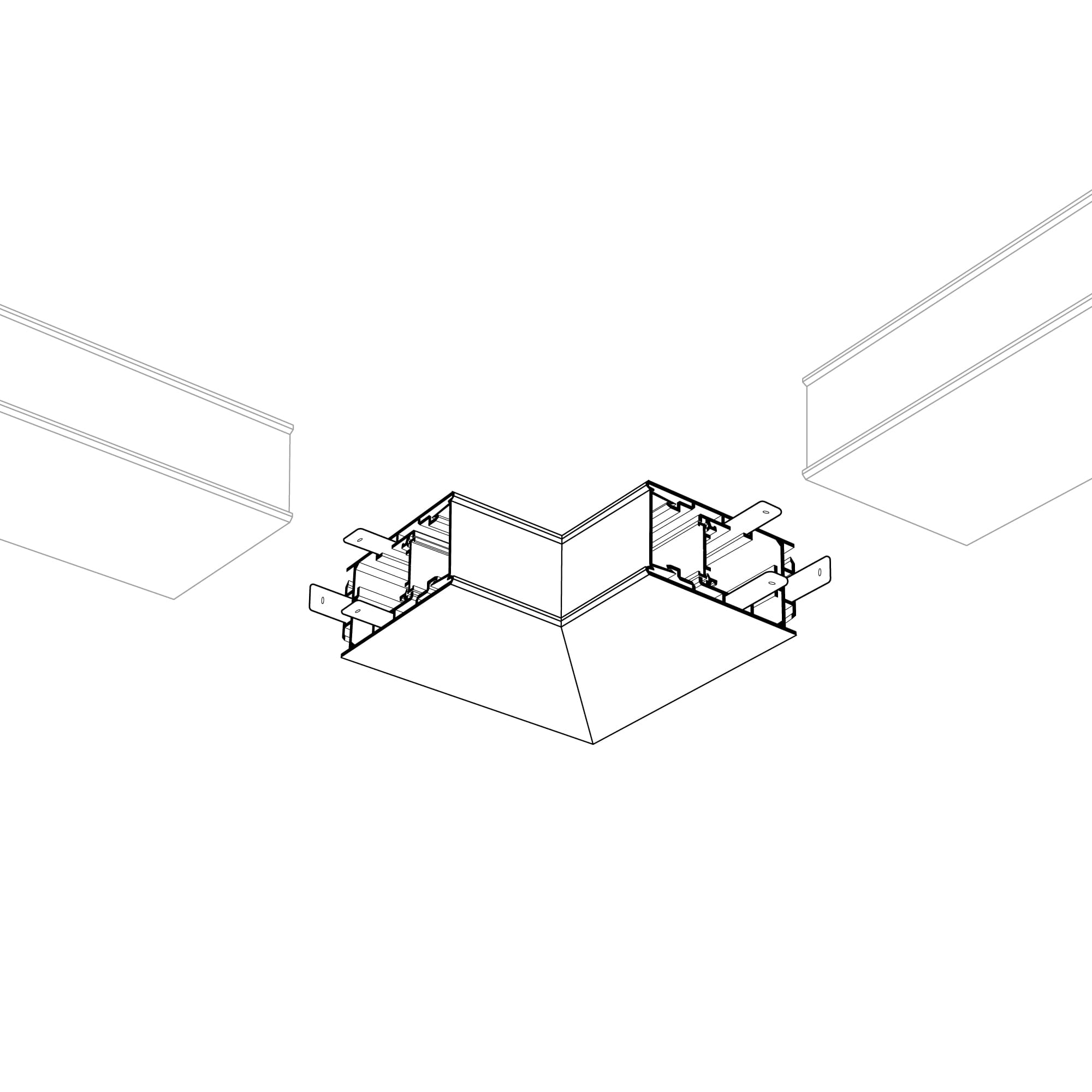 Угол S2-LINE-3360-L90N внутренний (Arlight, Металл) 021235 — фото 2