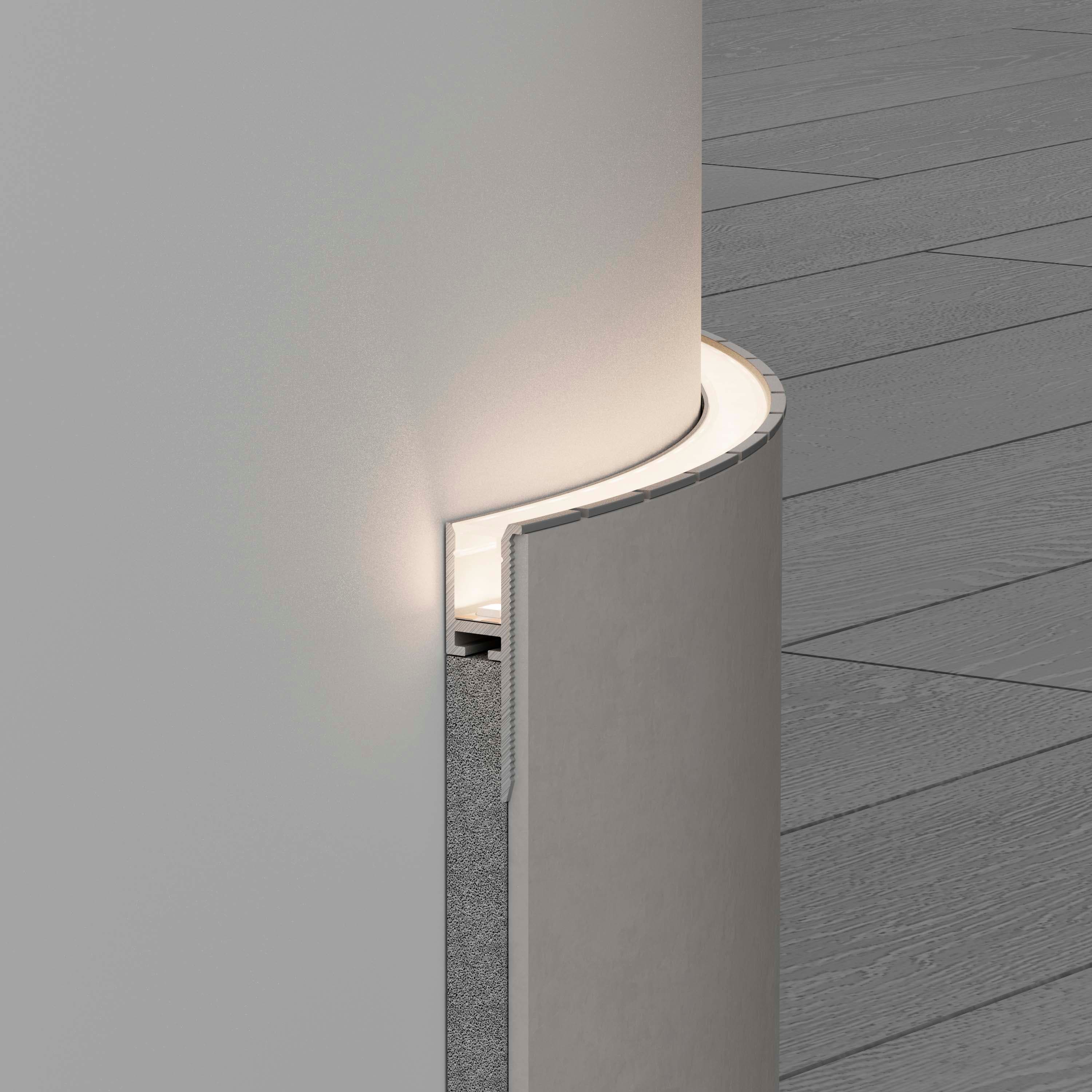 Профиль WALL-FANTOM-BENT-W10-SIDE-2000 ANOD (Arlight, Алюминий) 043694(1) — фото 4