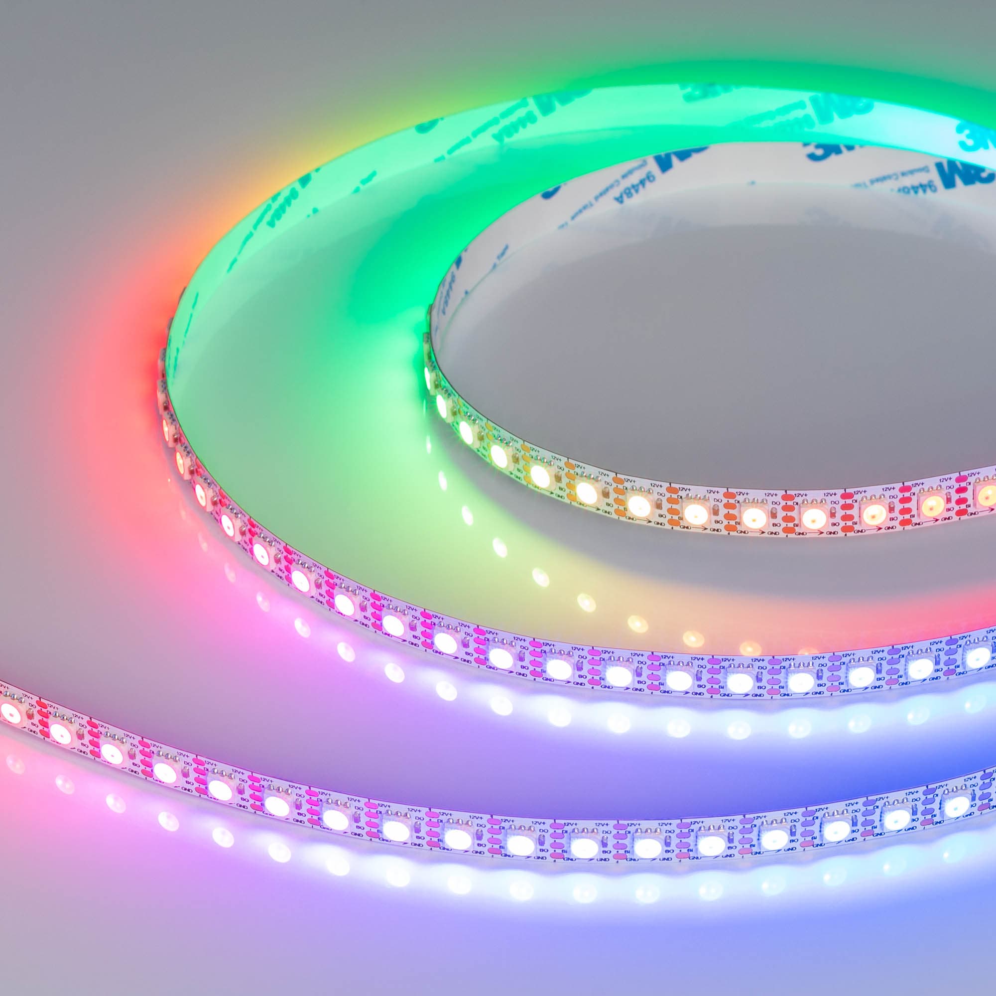 Светодиодная лента SPI-B96-10mm 12V RGB-PX1-BPT (13 W/m, IP20, 5060, 5m) (Arlight, Открытый) 037868 Arlight — фото 1