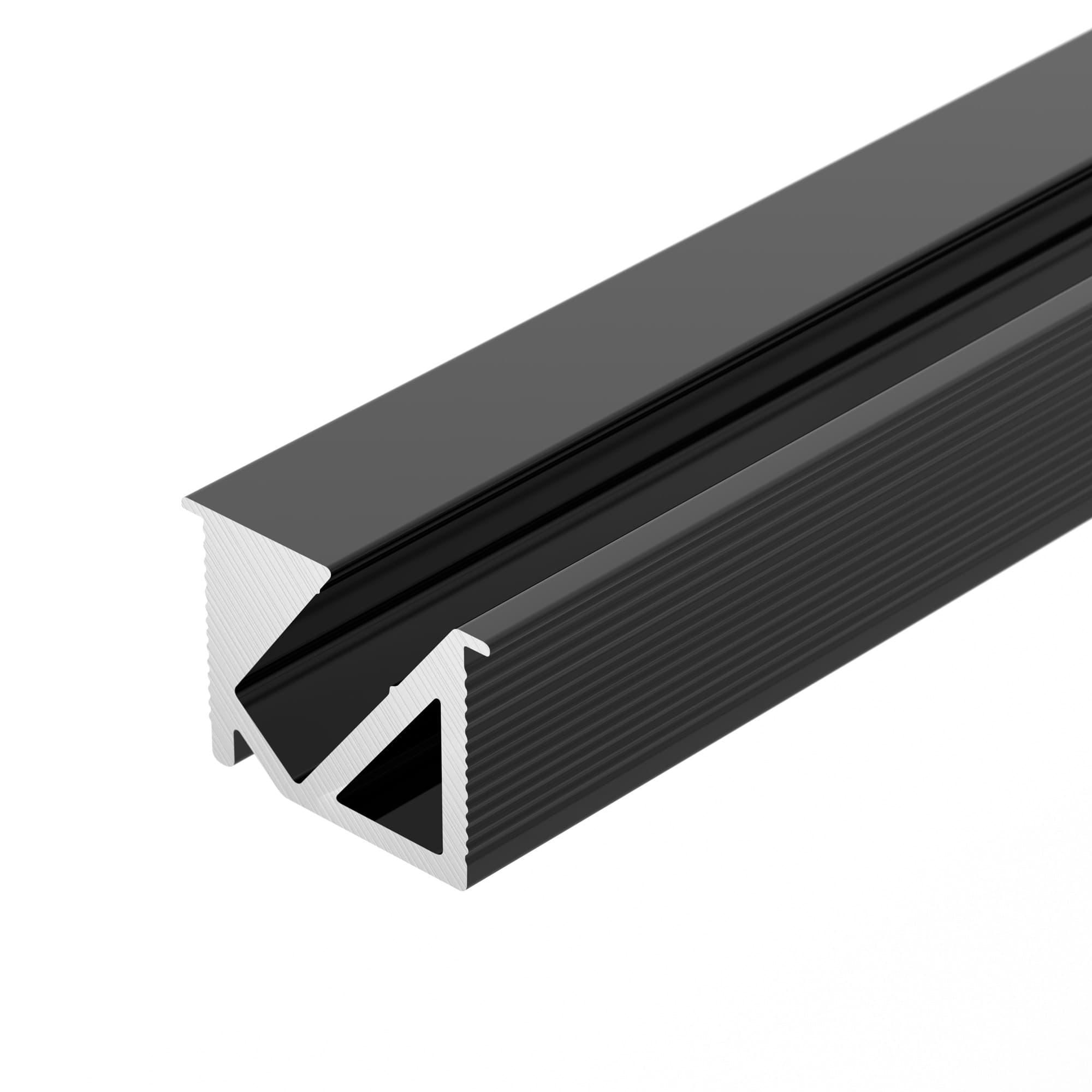 Профиль SL-BEVEL-H10-F14-2000 ANOD BLACK (Arlight, Алюминий) 044084 — фото 2