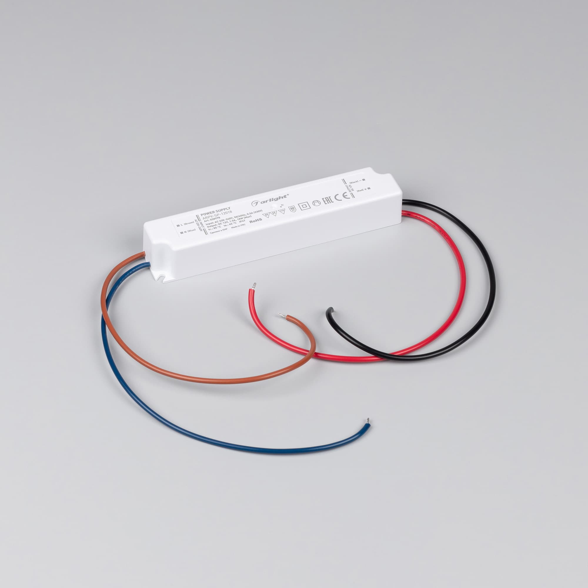 Блок питания ARPV-SP-12018 (12V, 1.5A, 18W) (Arlight, IP67 Пластик, 5 лет) 038978 Arlight — фото 3