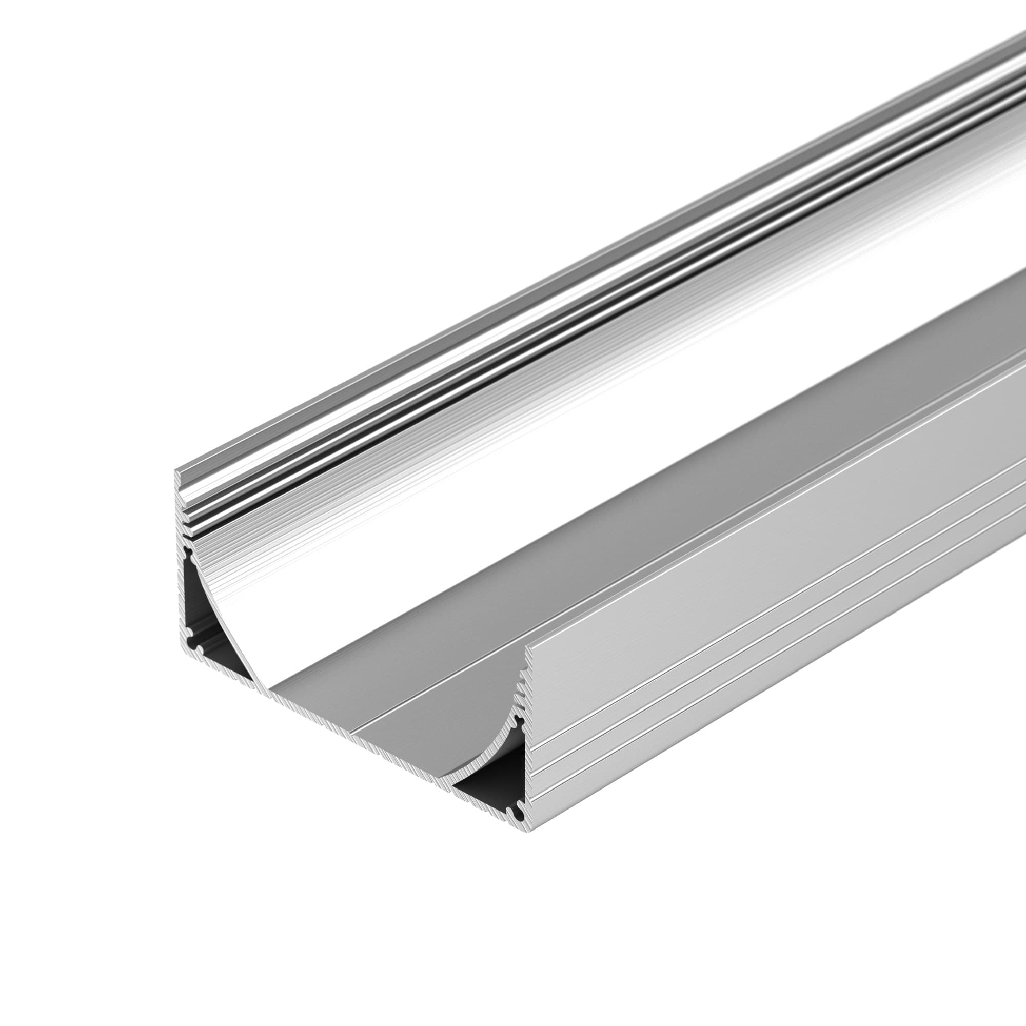 Профиль с экраном ALU-POWER-W80N-2000 ANOD+FROST (Arlight, Алюминий) 019097 Arlight — фото 2