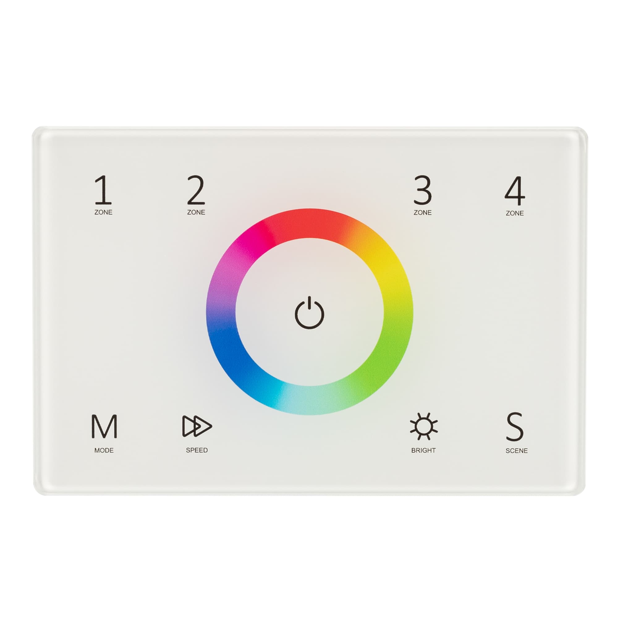 Панель Sens SMART-P83-RGB White (230V, 4 зоны, 2.4G) (Arlight, IP20 Пластик, 5 лет) 028402 — фото 2