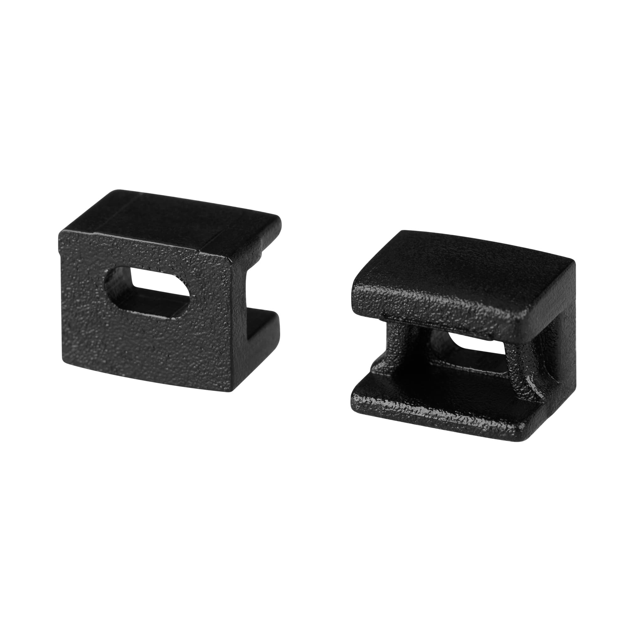 Заглушка PLINTUS-FANTOM BLACK с отверстием (Arlight, Пластик) 043608