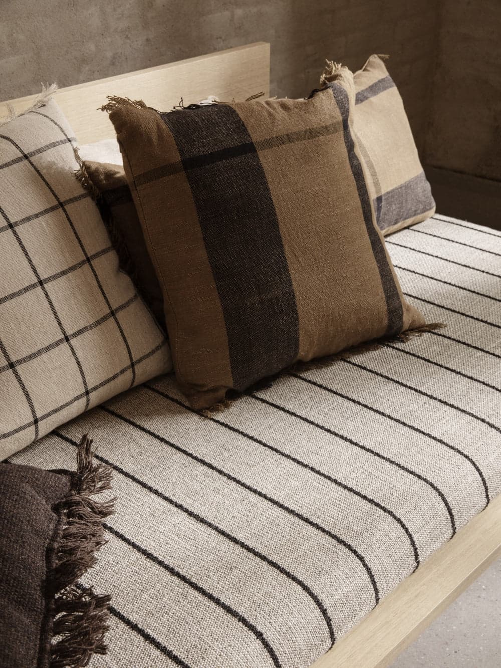 Ferm Living Kona Mattress - Pasadena - Sand/Black ferm LIVING — фото 4