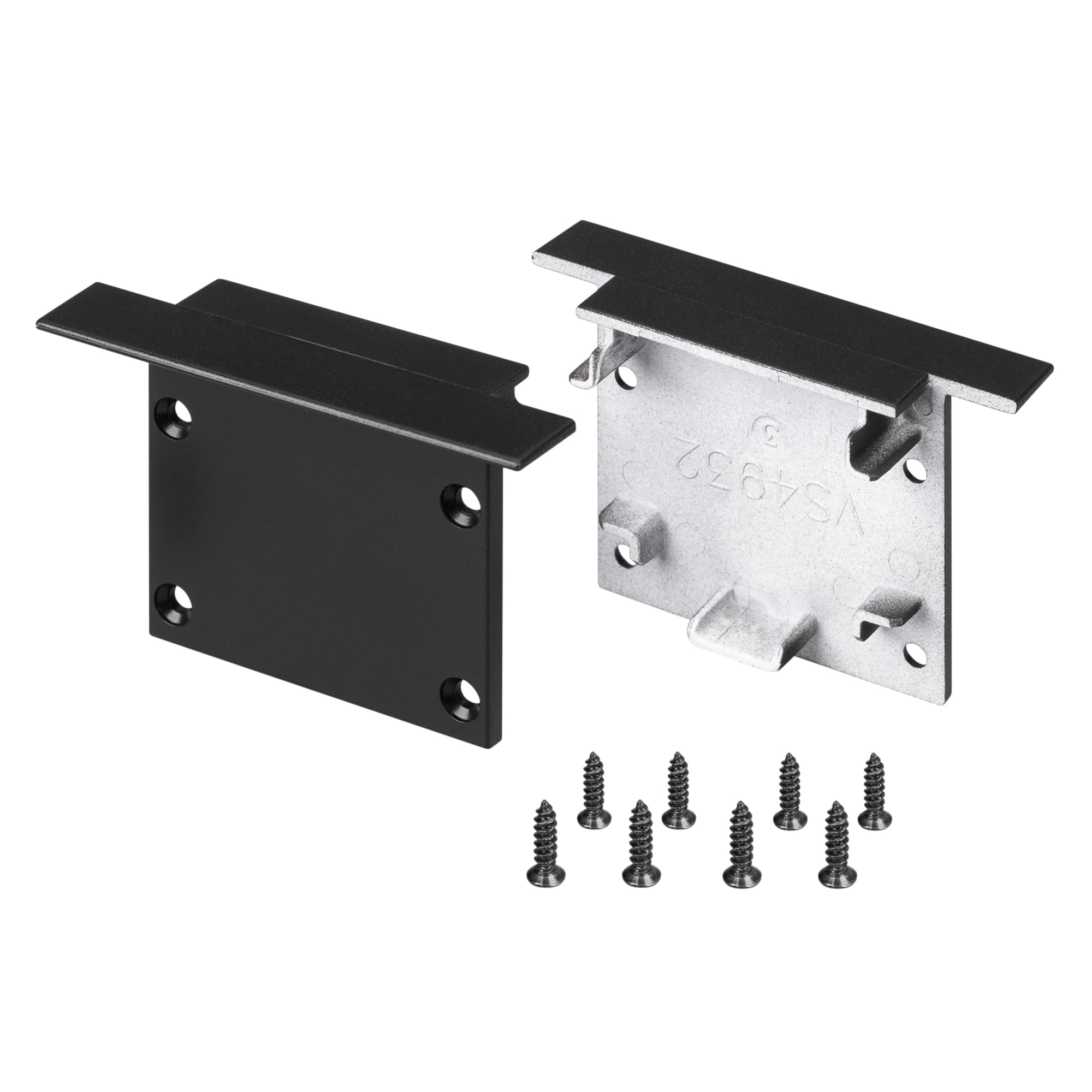 Заглушка SL-LINIA49M-FS BLACK (Arlight, Пластик) 036989