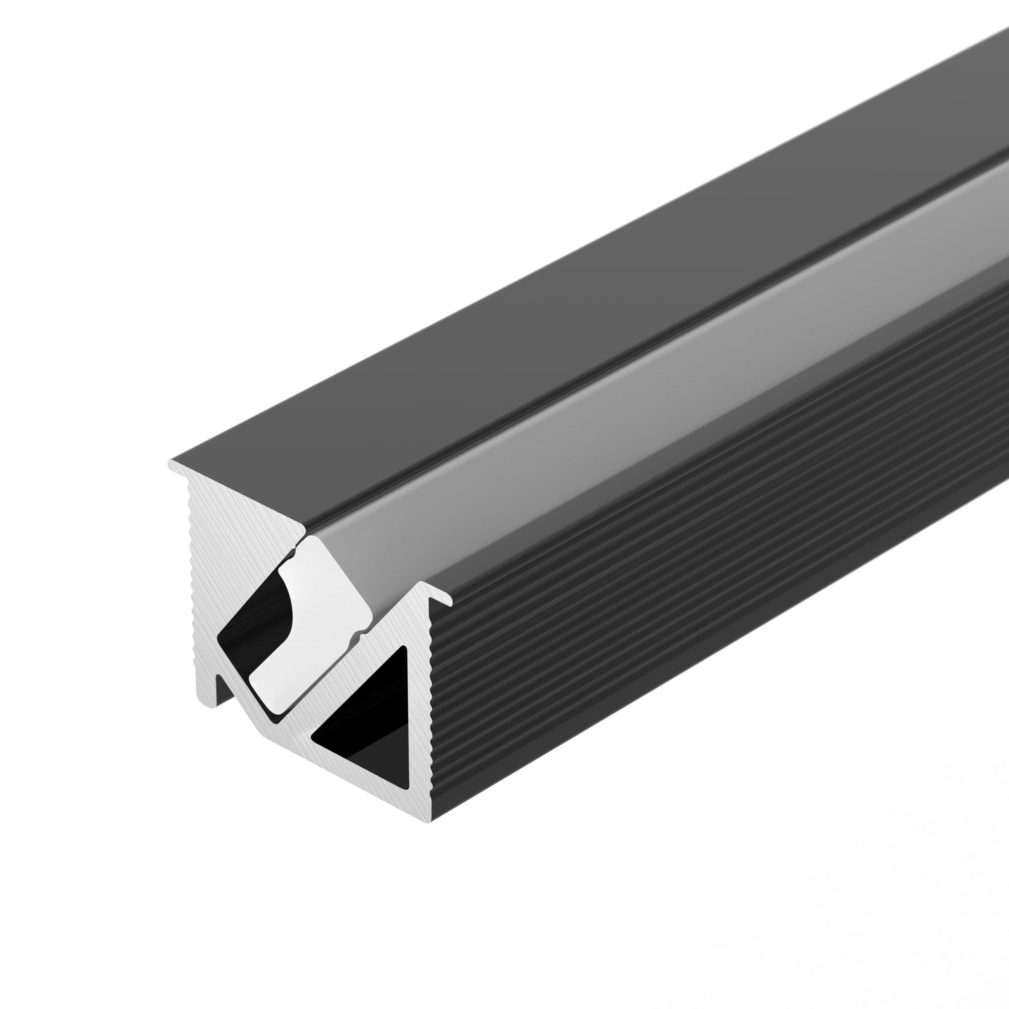 Профиль SL-BEVEL-H10-F14-2000 ANOD BLACK (Arlight, Алюминий) 044084 — фото 1