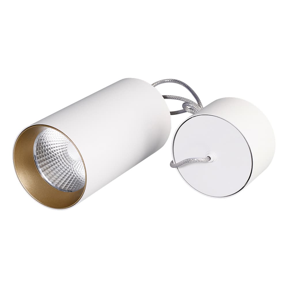 Светильник SP-POLO-HANG-R85-15W White5000 (WH-GD, 40 deg) (Arlight, IP20 Металл, 3 года) 027427