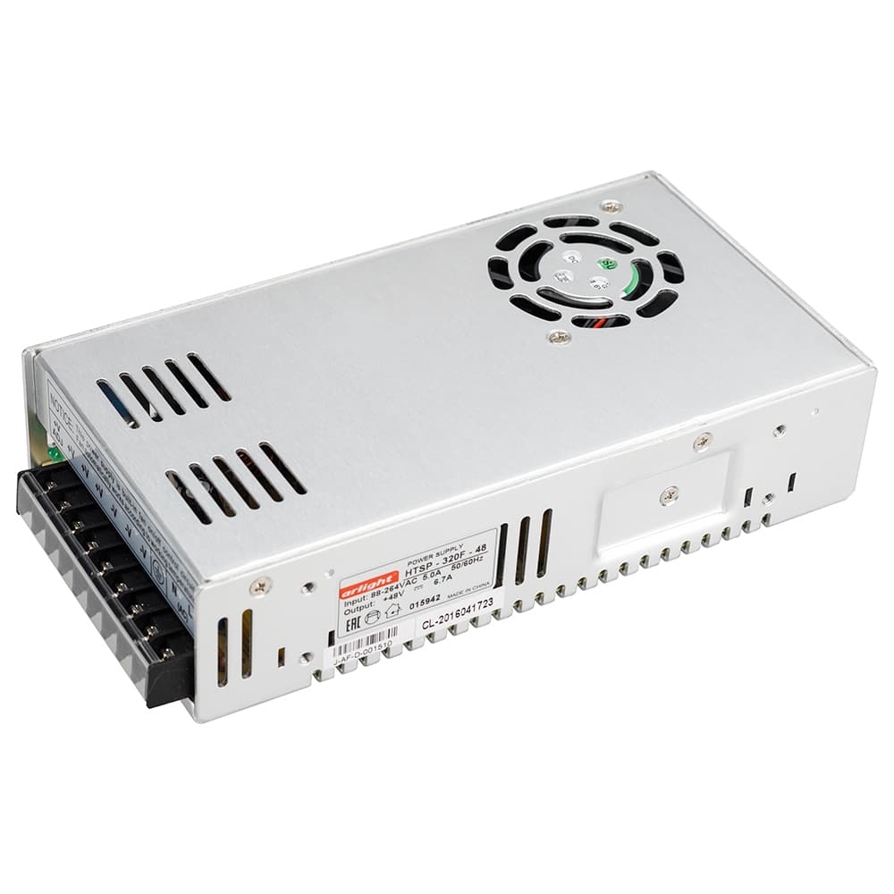 Блок питания HTSP-320F-48 (48V, 6.7A, 320W, PFC) (Arlight, IP20 Сетка, 3 года) 015942 Arlight