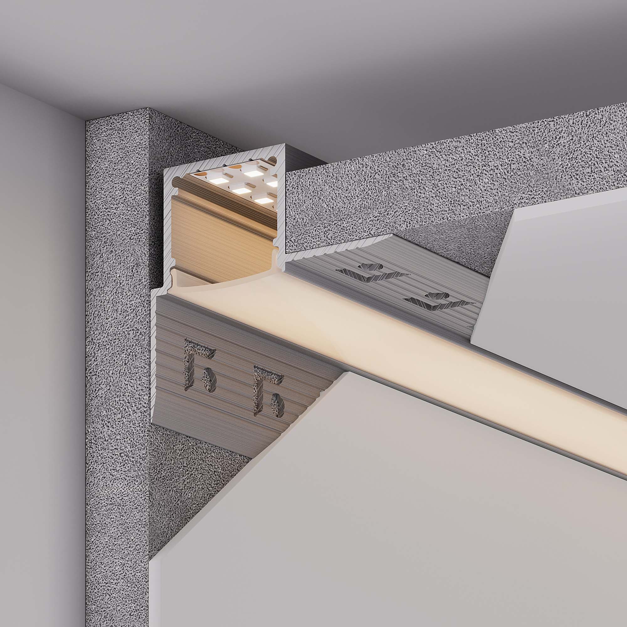 Профиль FANTOM-W20-H20-EDGE-2000 ANOD (Arlight, Алюминий) 054184 — фото 7