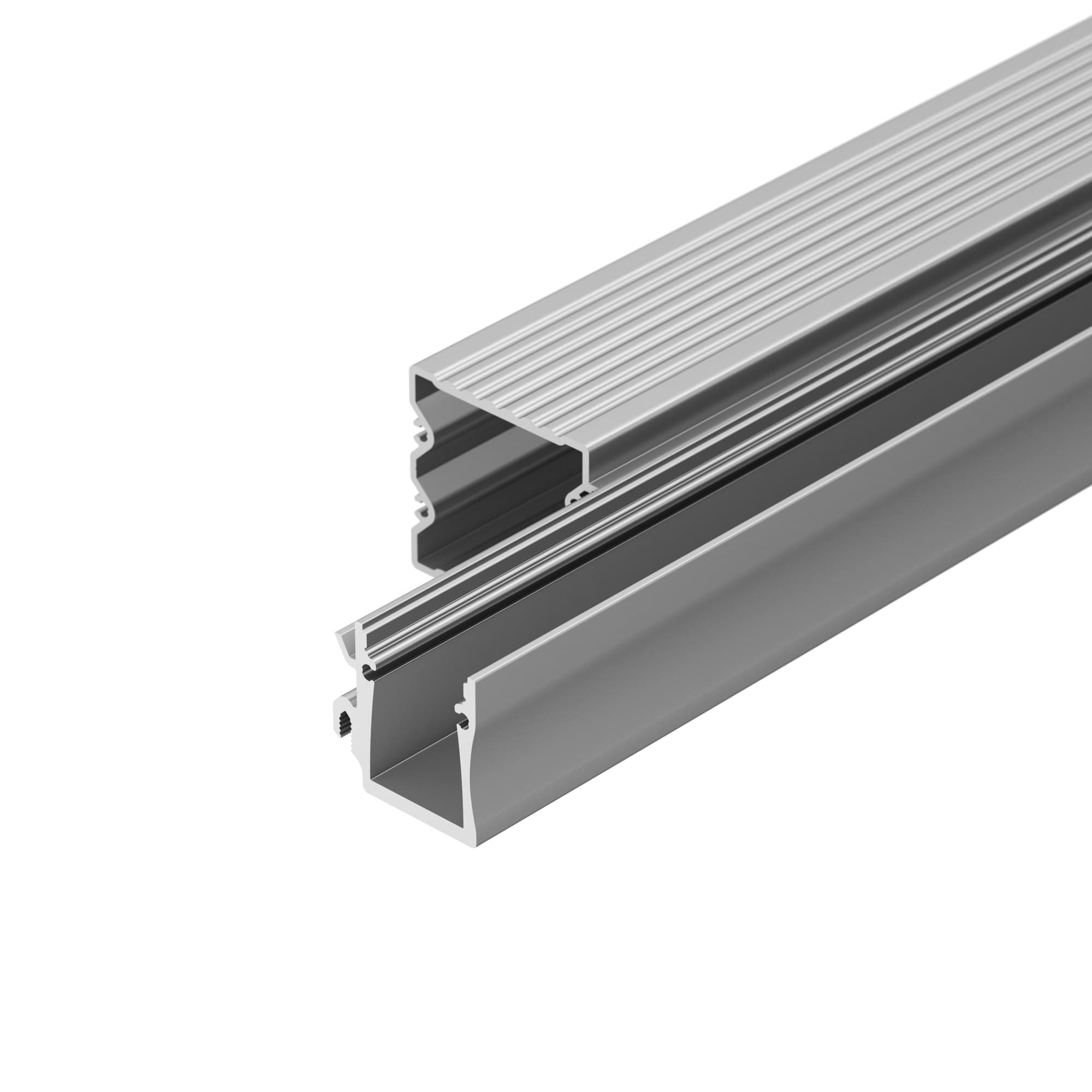 Профиль с экраном ALU-BASE-WH28-2000 ANOD+FROST (Arlight, Металл) 015460 Arlight — фото 3