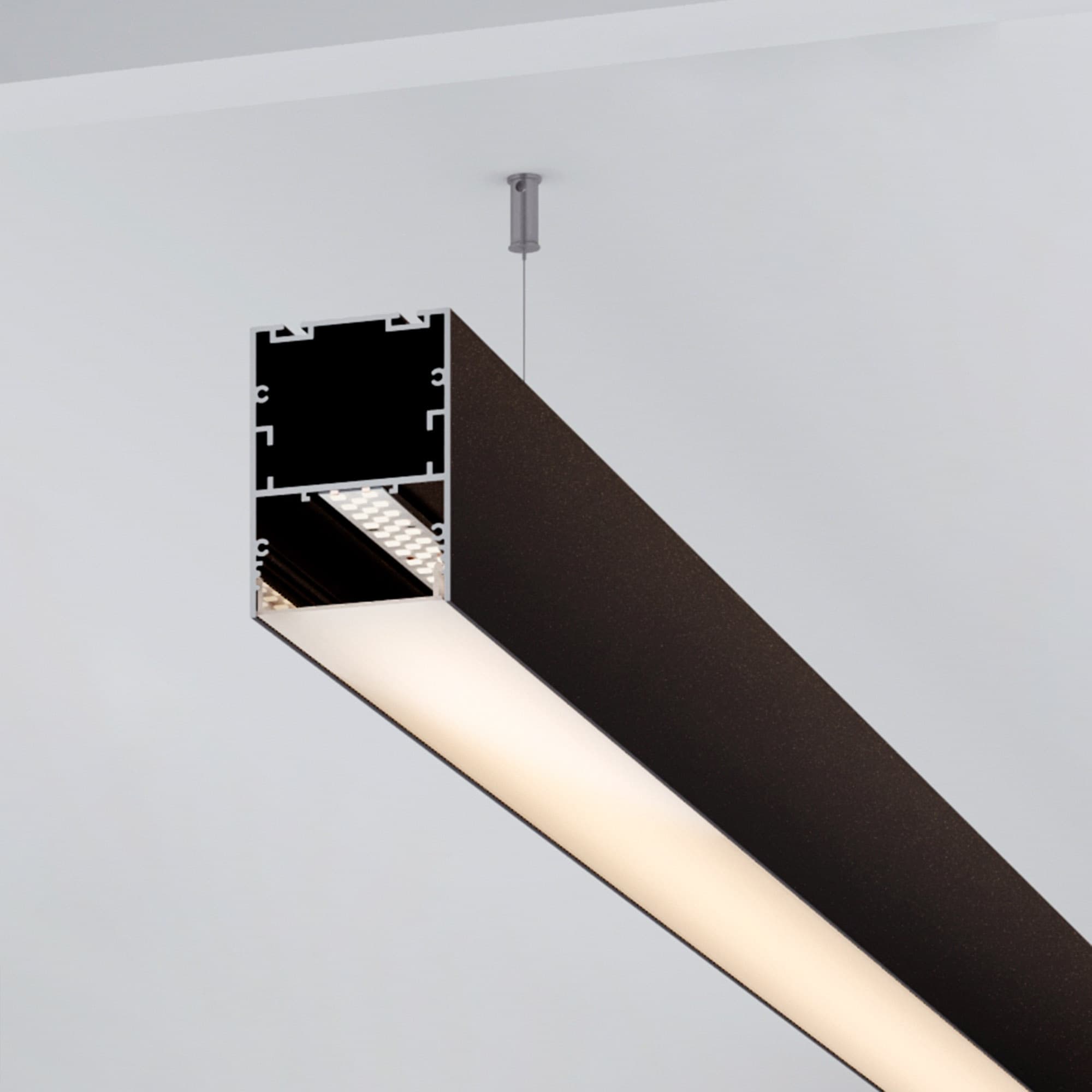 Профиль ARH-LINE-6085-3000 BLACK (Arlight, Алюминий) 036138 — фото 5