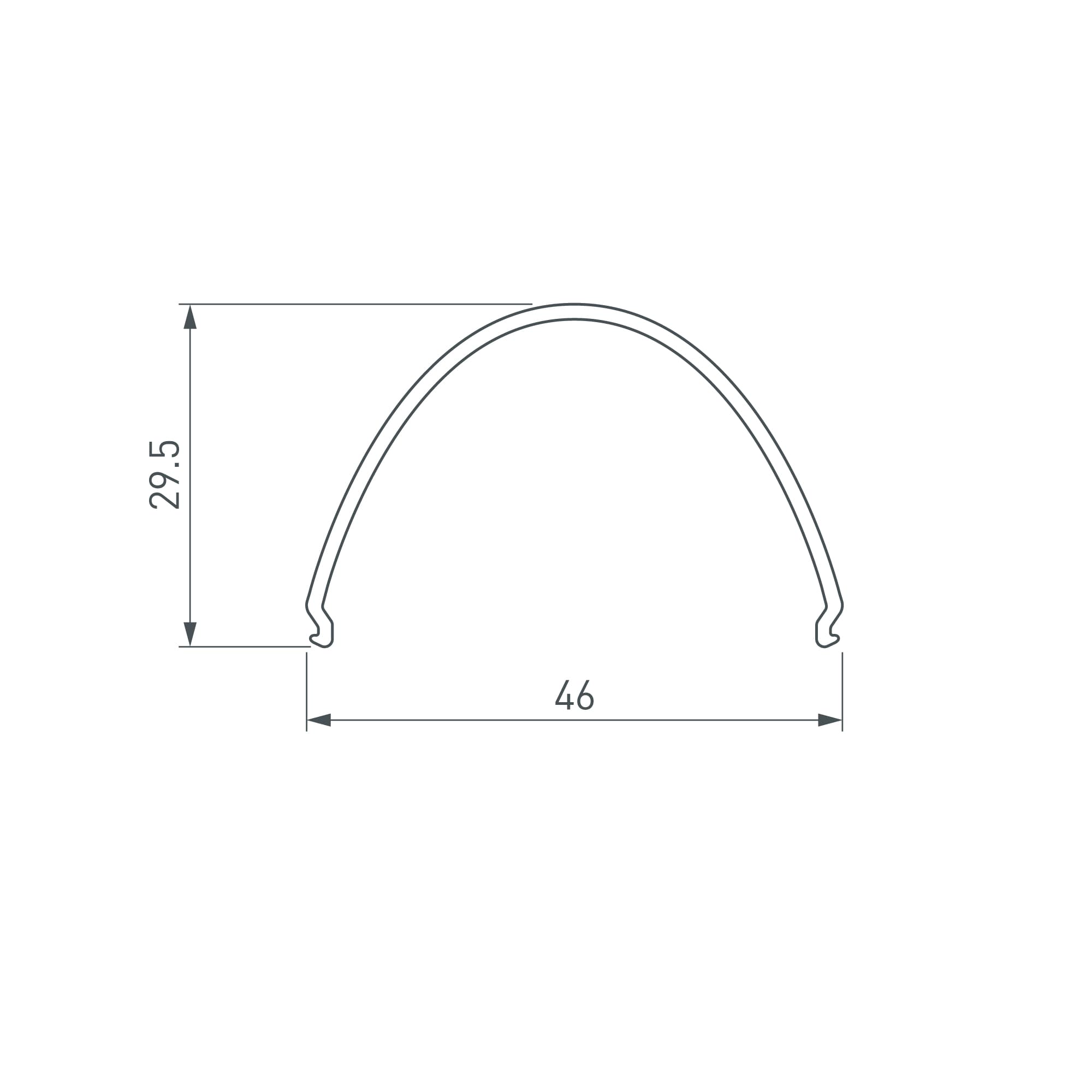 Экран ARH-LINE-B-3652-2000 OPAL (Arlight, Пластик) 036348 — фото 2