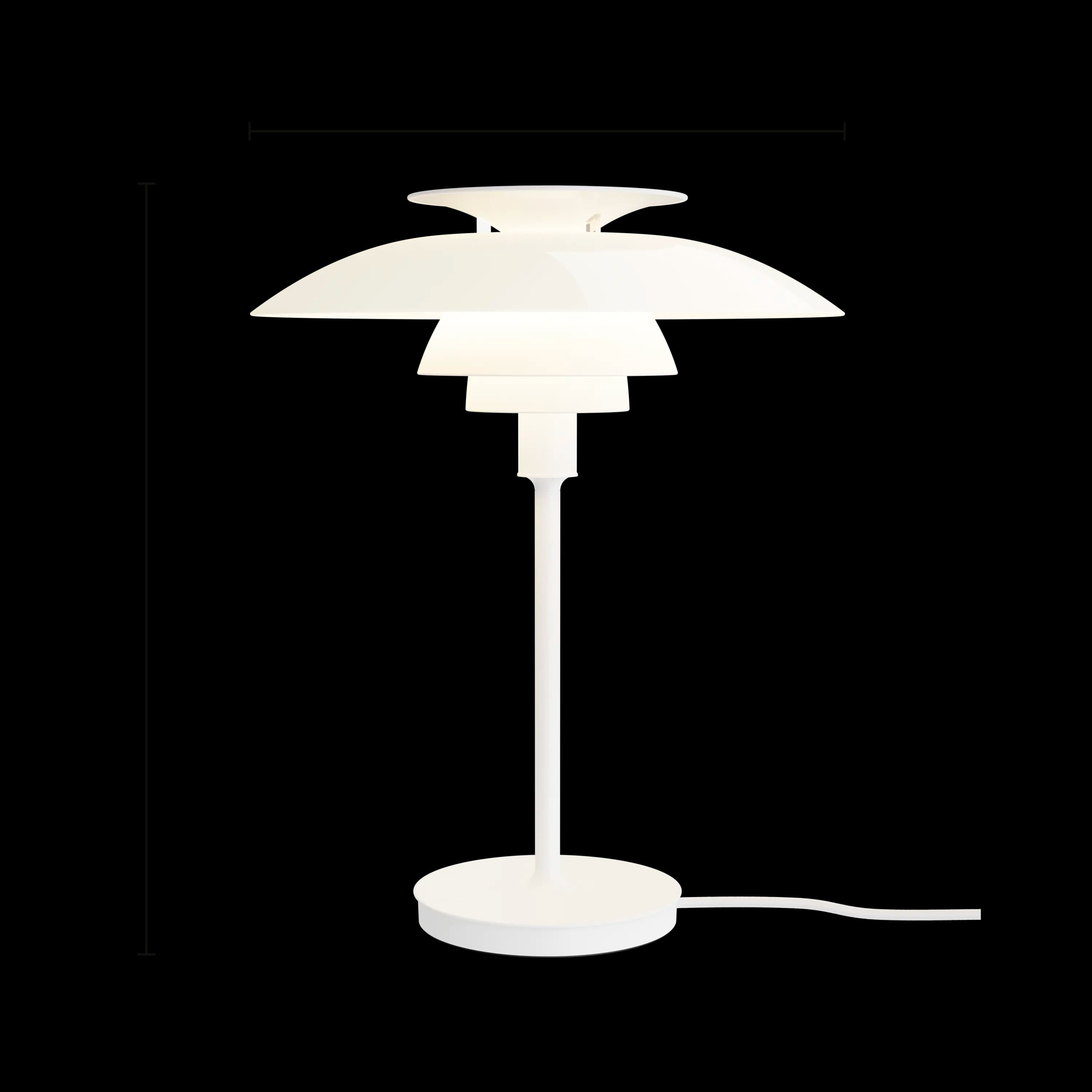 Louis Poulsen PH 80 Table Lamp Opal white/white — фото 12