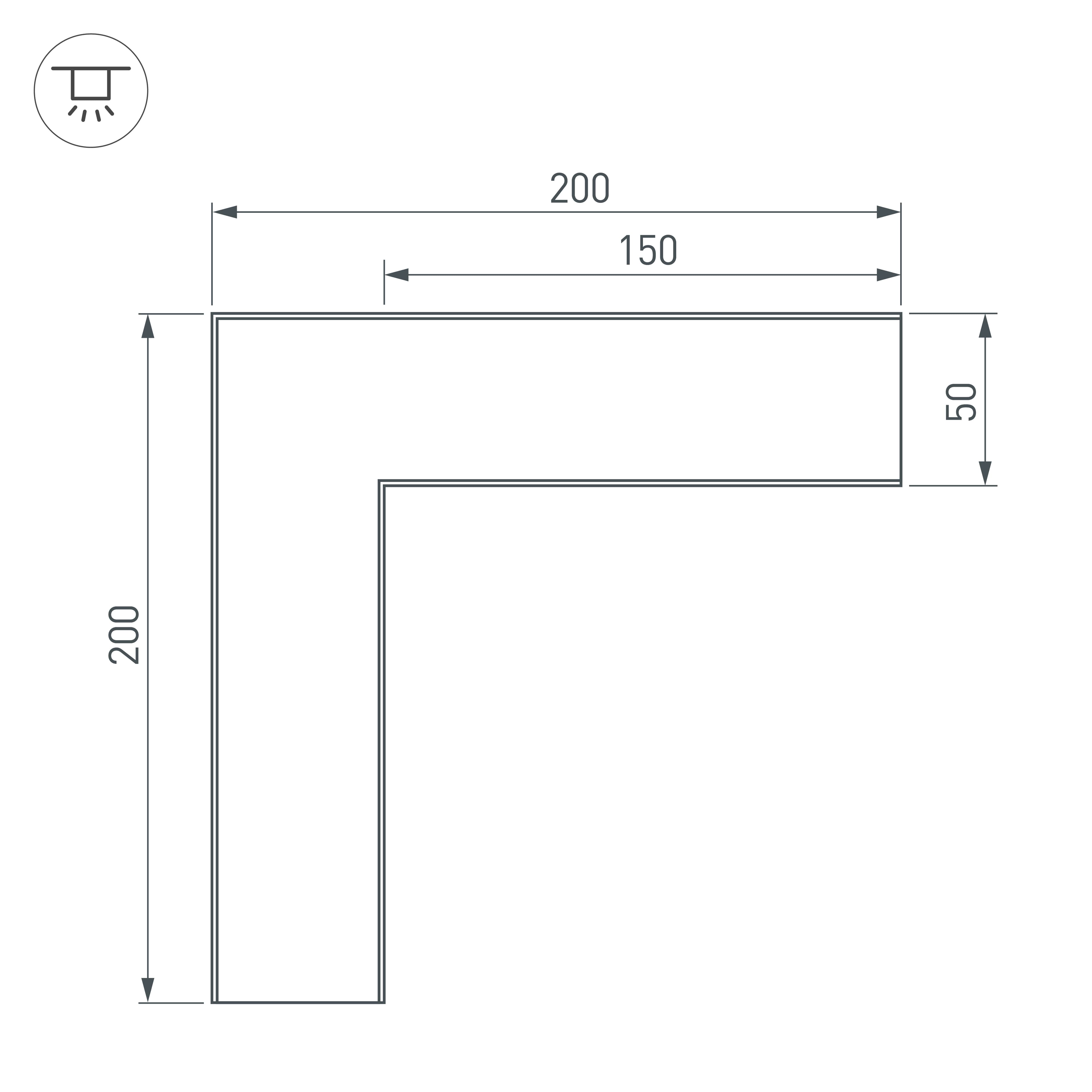 Угол SL-LINE-5035 (Arlight, Металл) 030116 — фото 3