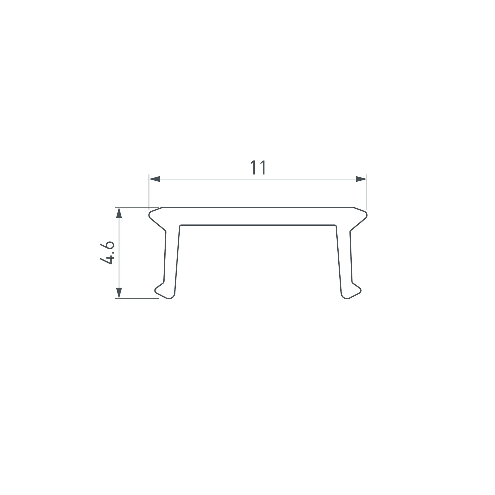 Экран COMFORT10-V-FANTOM-2000 OPAL (Arlight, Пластик) 052559 — фото 2