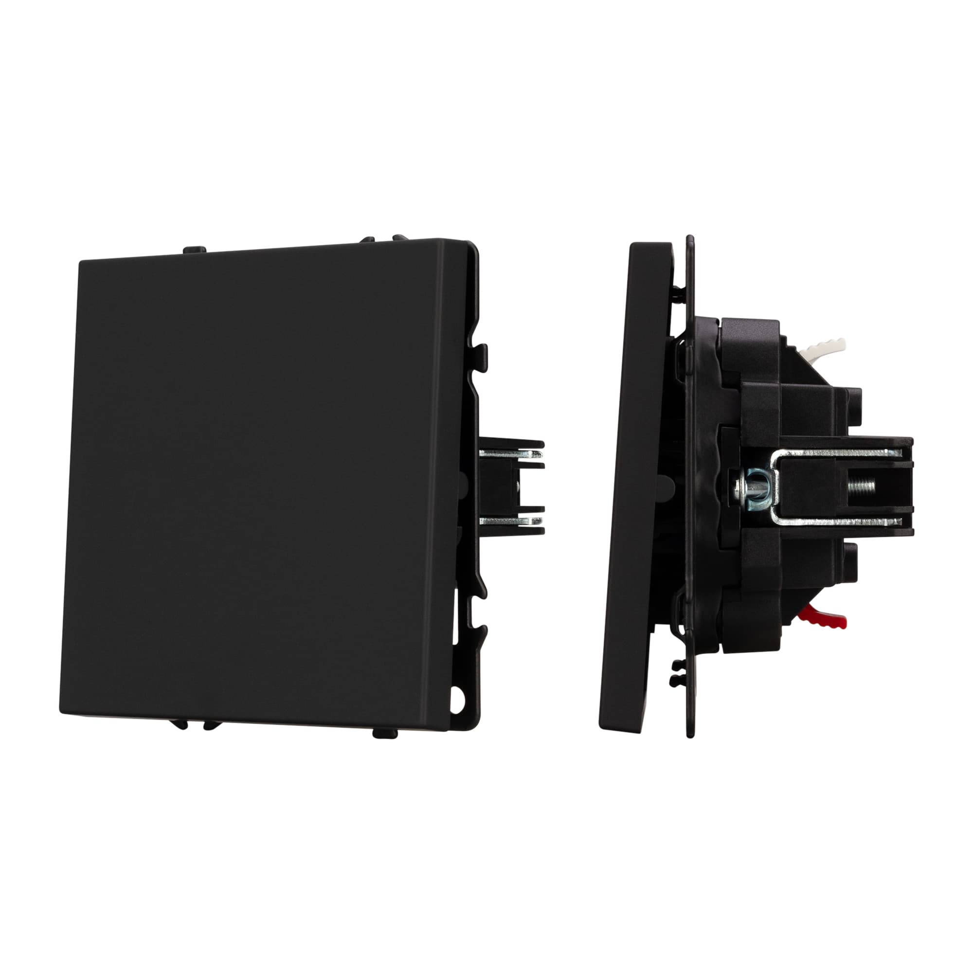 Механизм звонкового выключателя SWT-NOBE-MKR1-SFPL-L-BK (230V, 10A) (Arlight, Черный оникс) 054270