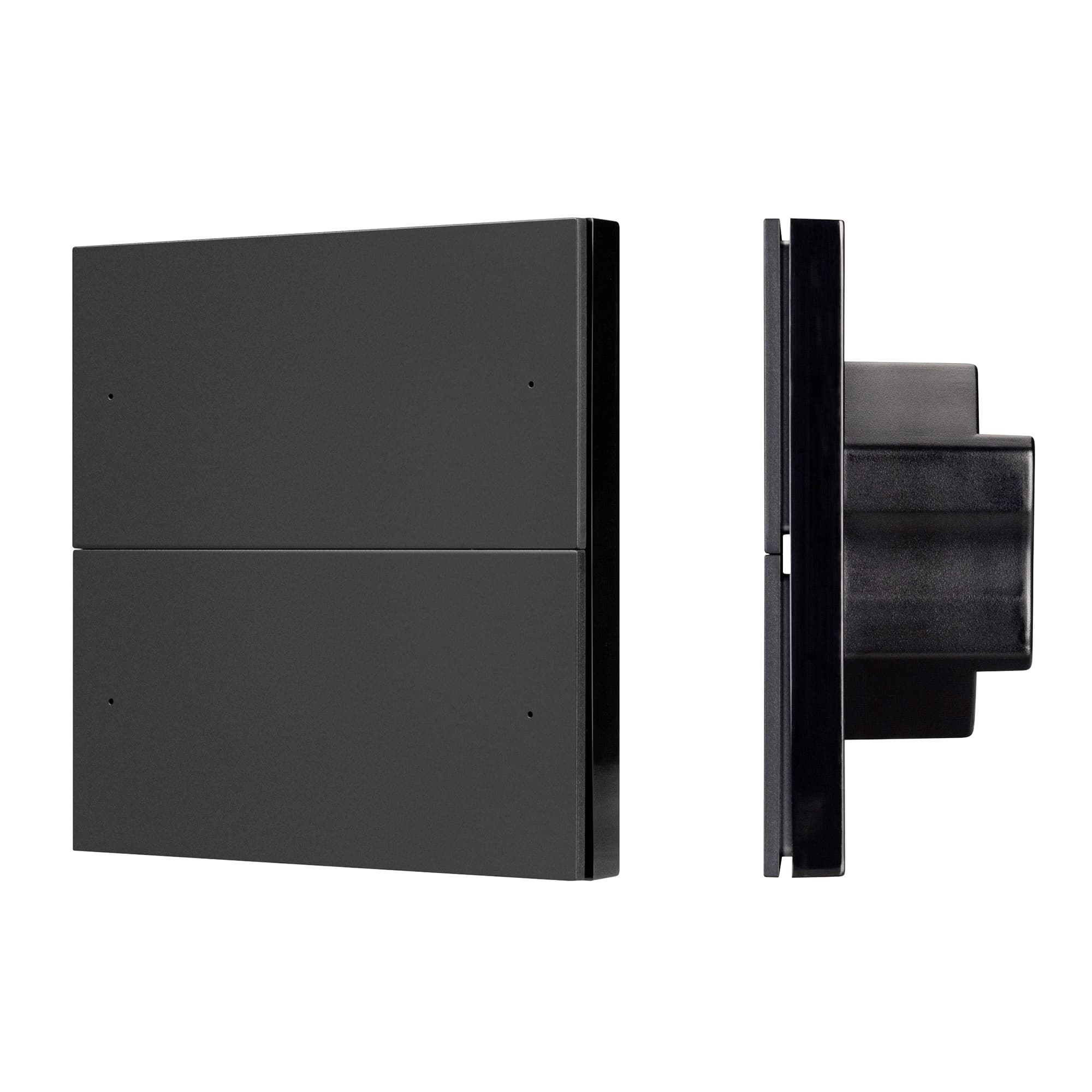 INTELLIGENT ARLIGHT Кнопочная панель SMART-DMX512-801-22-4G-4SC-DIM-IN Black (230V, 2.4G) (IARL, IP20 Пластик, 5 лет) 039312 — фото 1