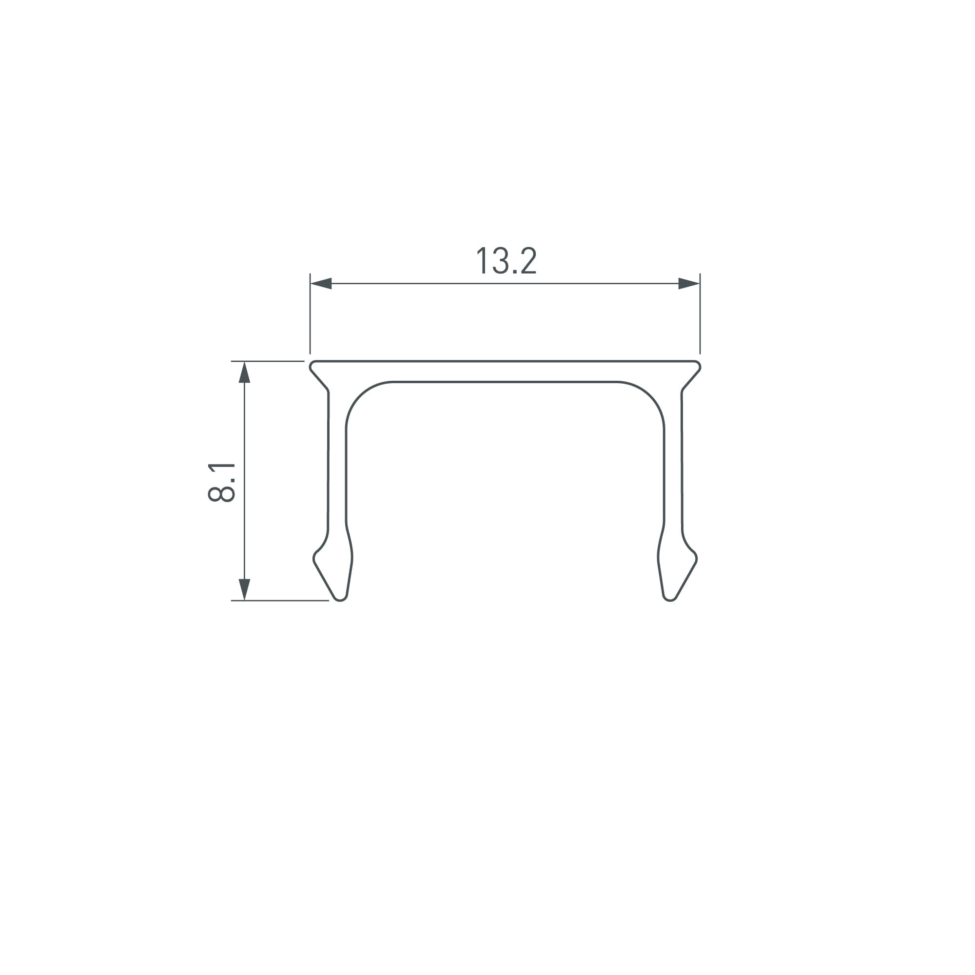 Экран ARH-CEIL-BEVEL-2000 OPAL (Arlight, Пластик) 035642 — фото 2