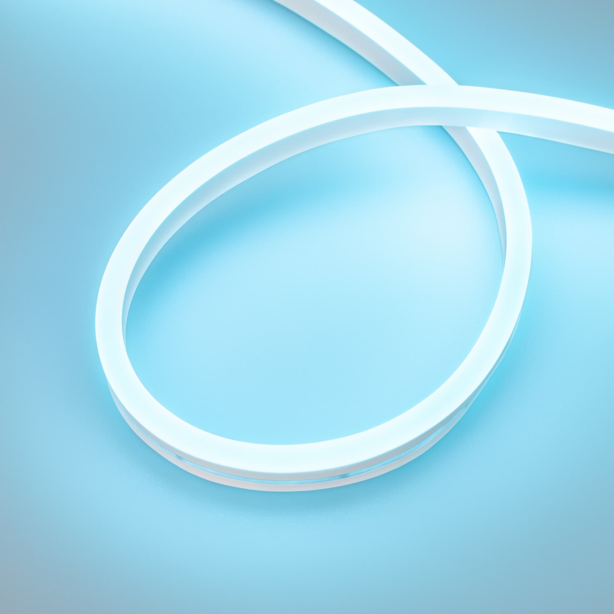 Светодиодная лента герметичная AURORA-PS-A120-16x8mm 24V Azure (10 W/m, IP65, 2835, 5m) (Arlight, Силикон) 036688