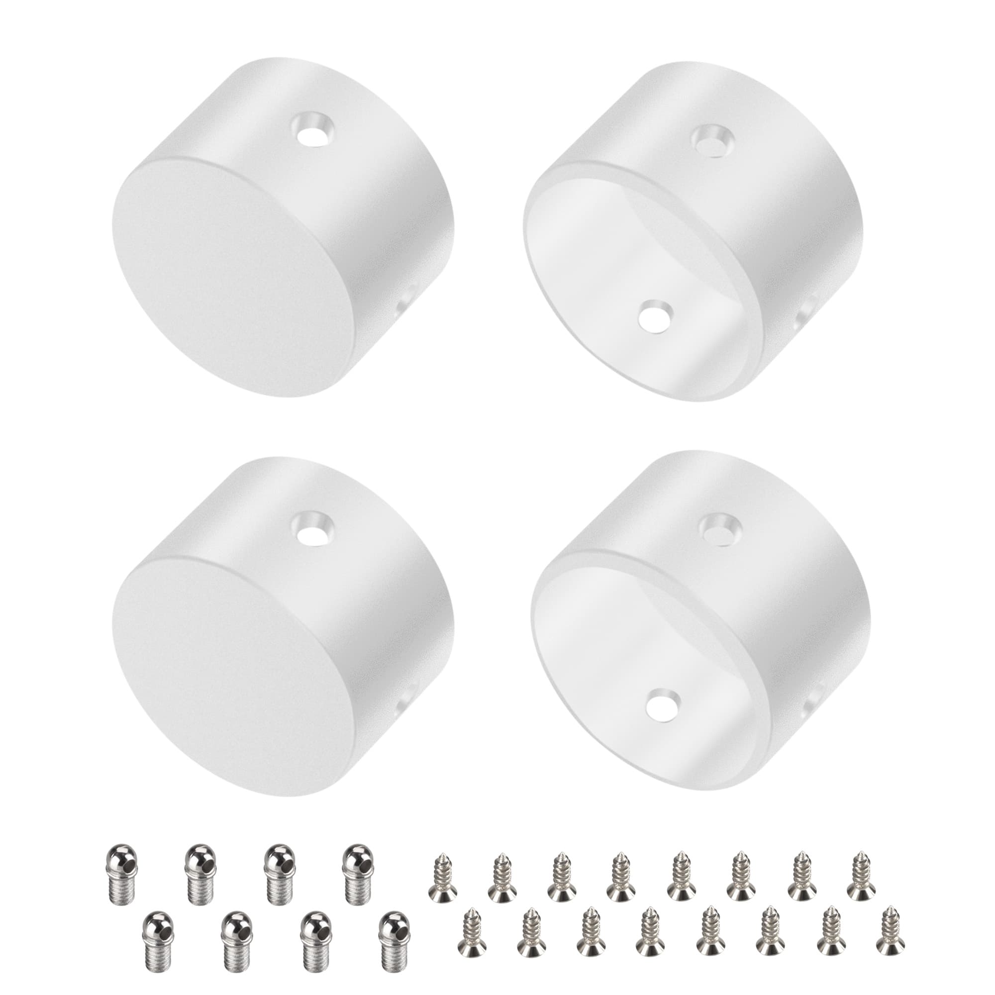 Заглушка WPH-FLEX-D22-360deg WHITE ALU глухая (Arlight, Металл) 049939 Arlight