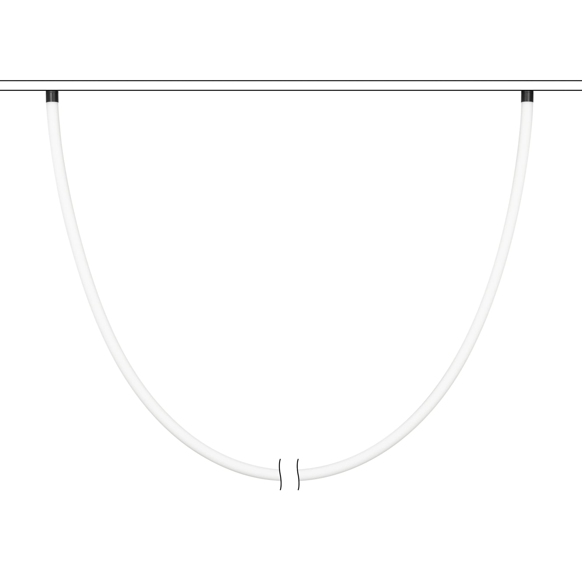 Светильник MAG-FLEX-TUBE-ELASTIC-L5000-70W Day4000 (BK, 360 deg, 48V) (Arlight, IP20 Металл, 3 года) 035385