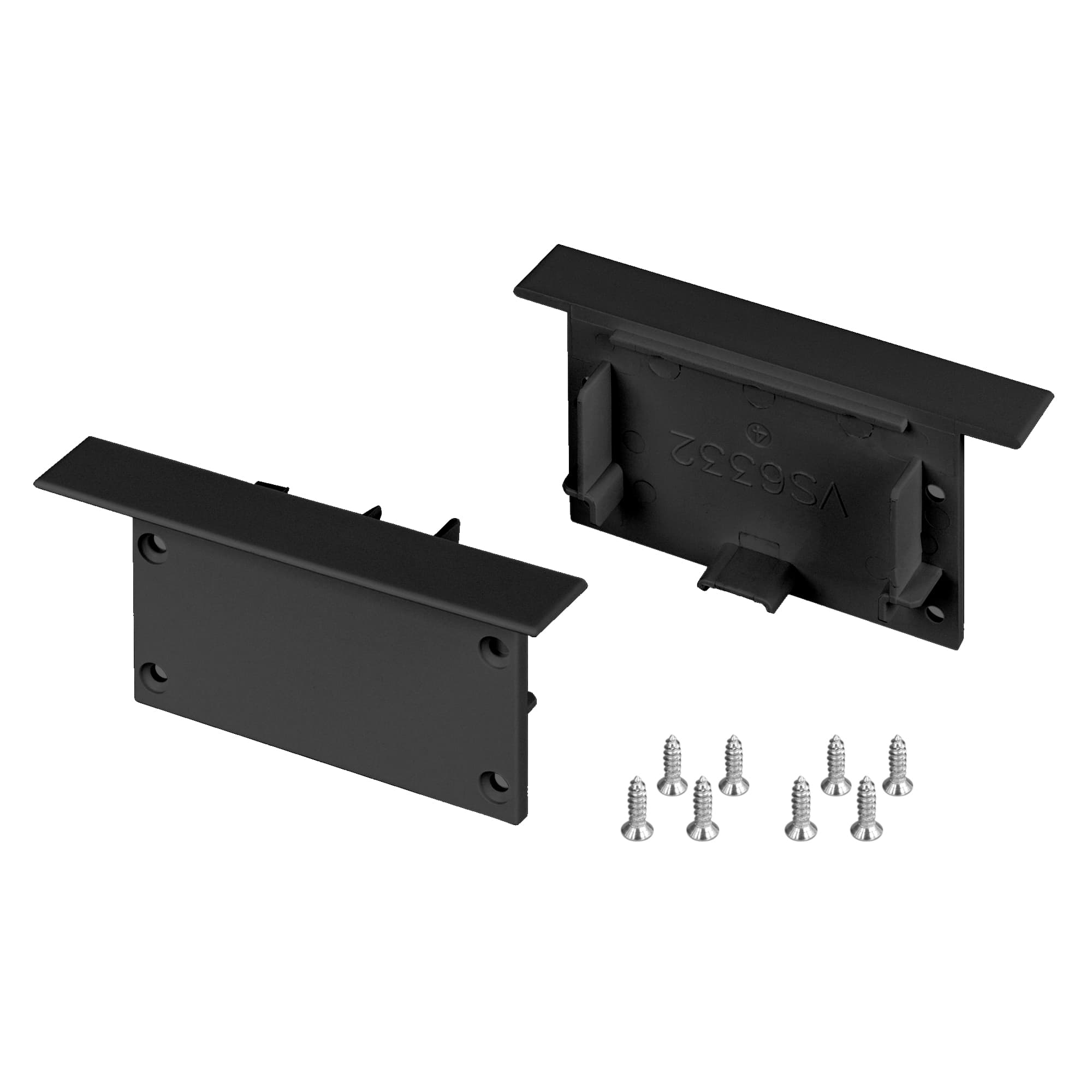 Заглушка SL-LINIA62-FS BLACK (Arlight, Пластик) 038877