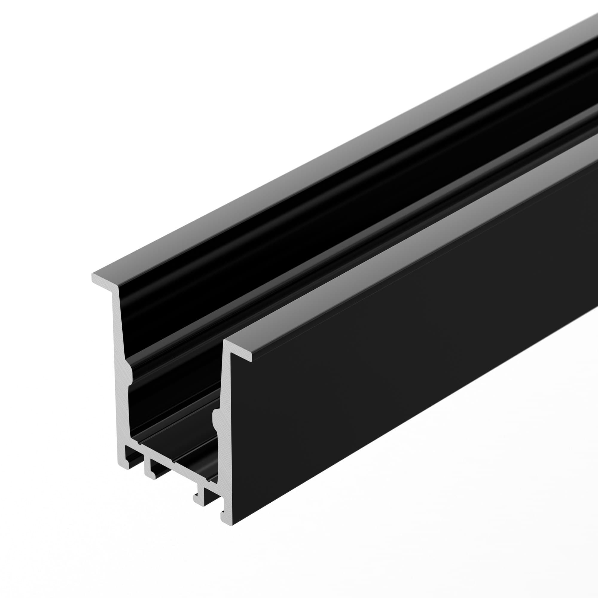 Профиль SL-COMFORT-2322-F-2000 ANOD BLACK (Arlight, Алюминий) 031771 — фото 3