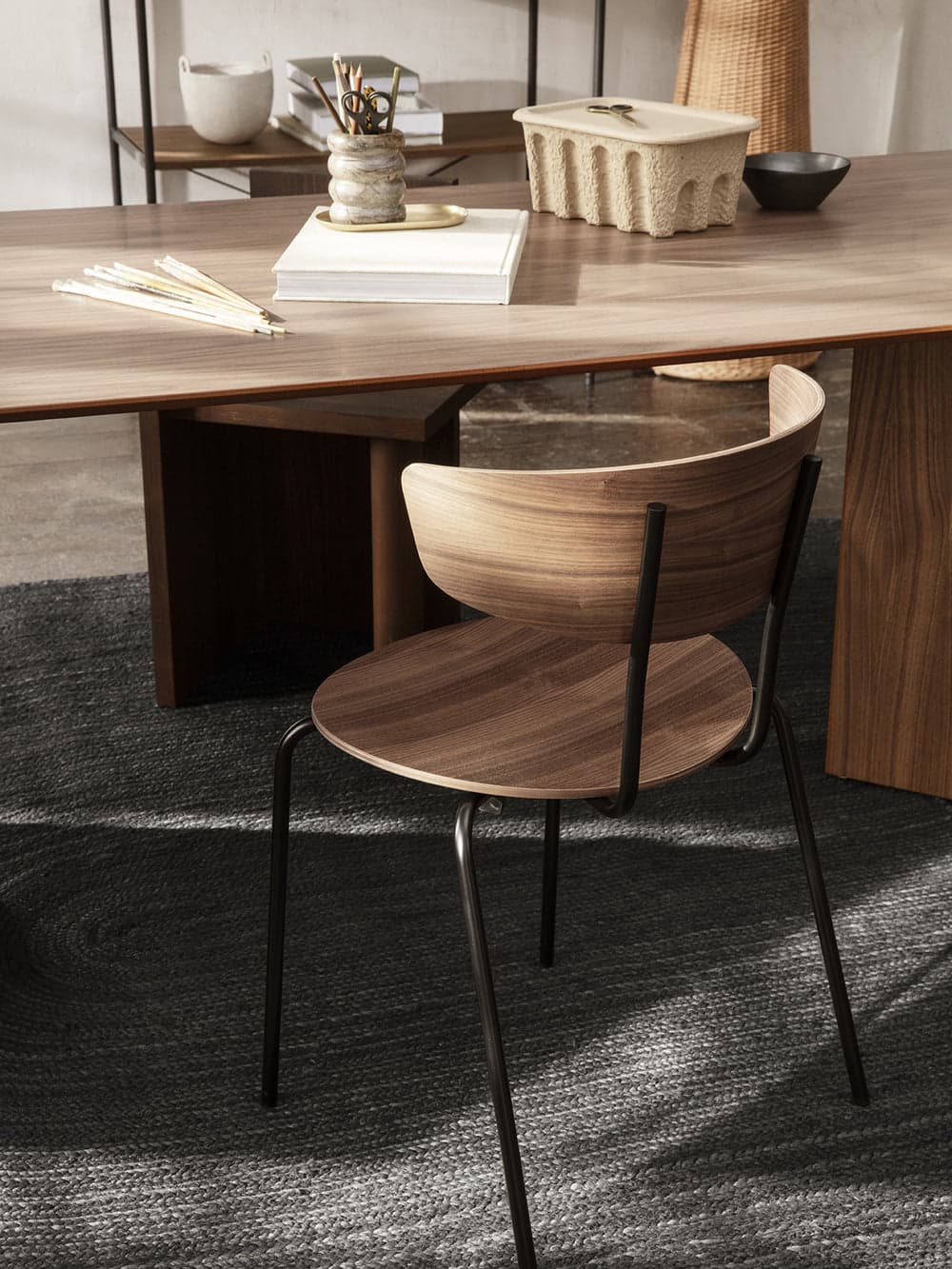Ferm Living Herman Dining Chair - Walnut ferm LIVING — фото 3