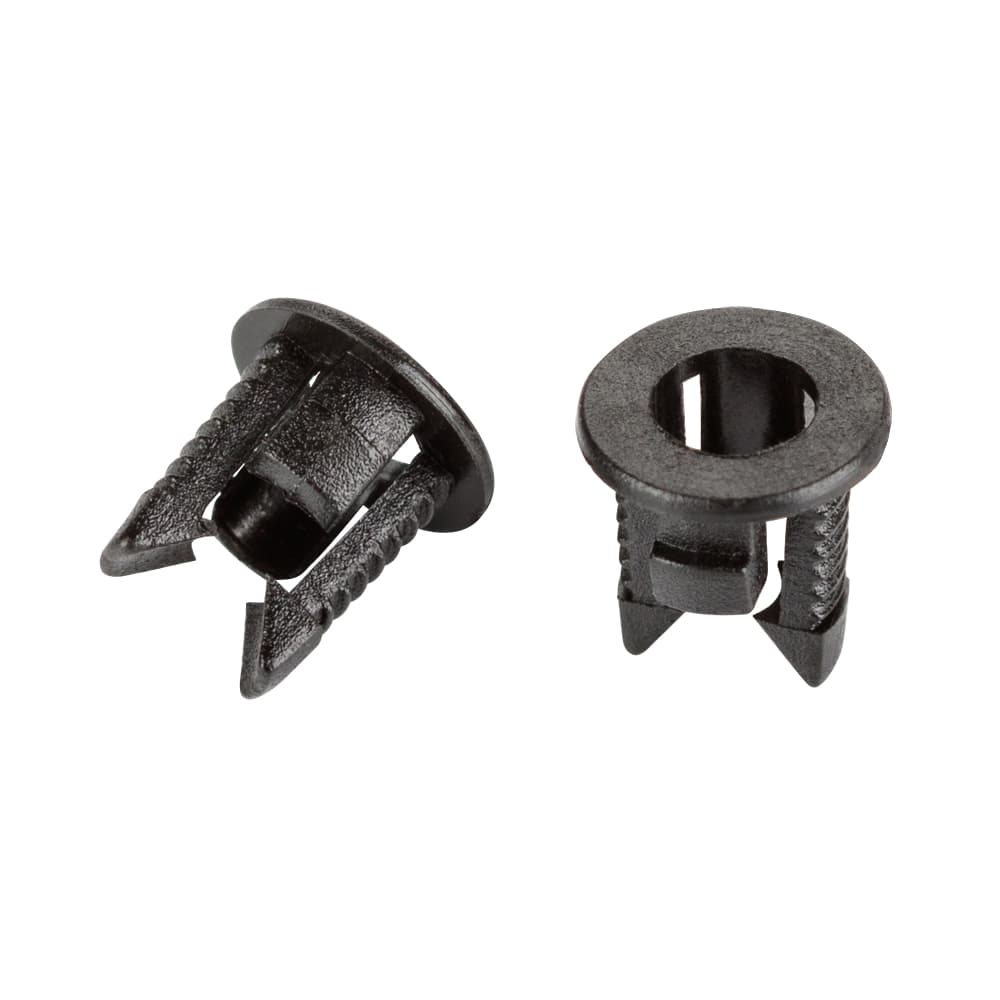 H31 Держатель 3мм (чёрный PP, с зацепками) (Arlight, 3мм (круглый)) 004787